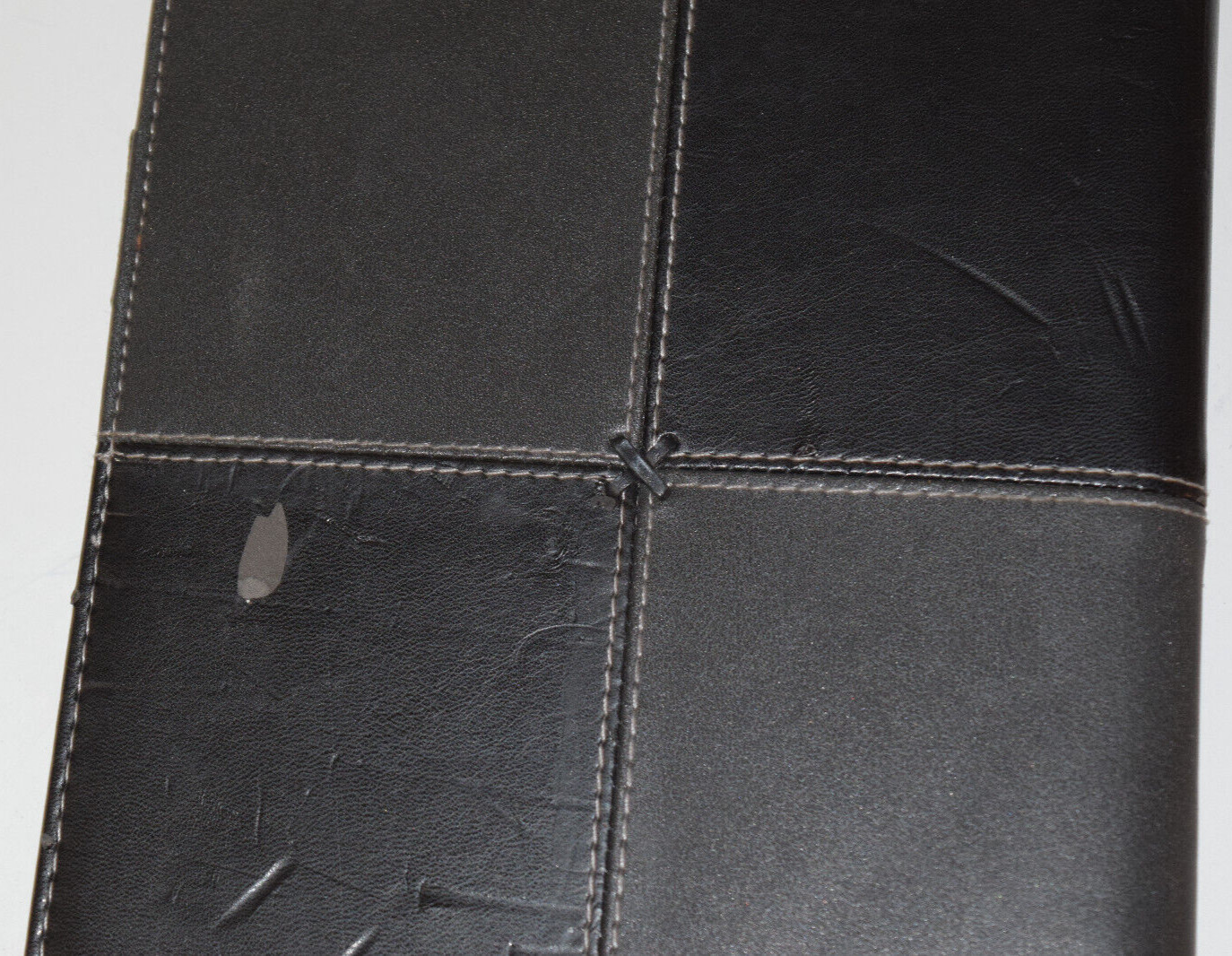 Hallmark Black Leather Writing Journal 3 Ring Lined Pages 9″ x7″