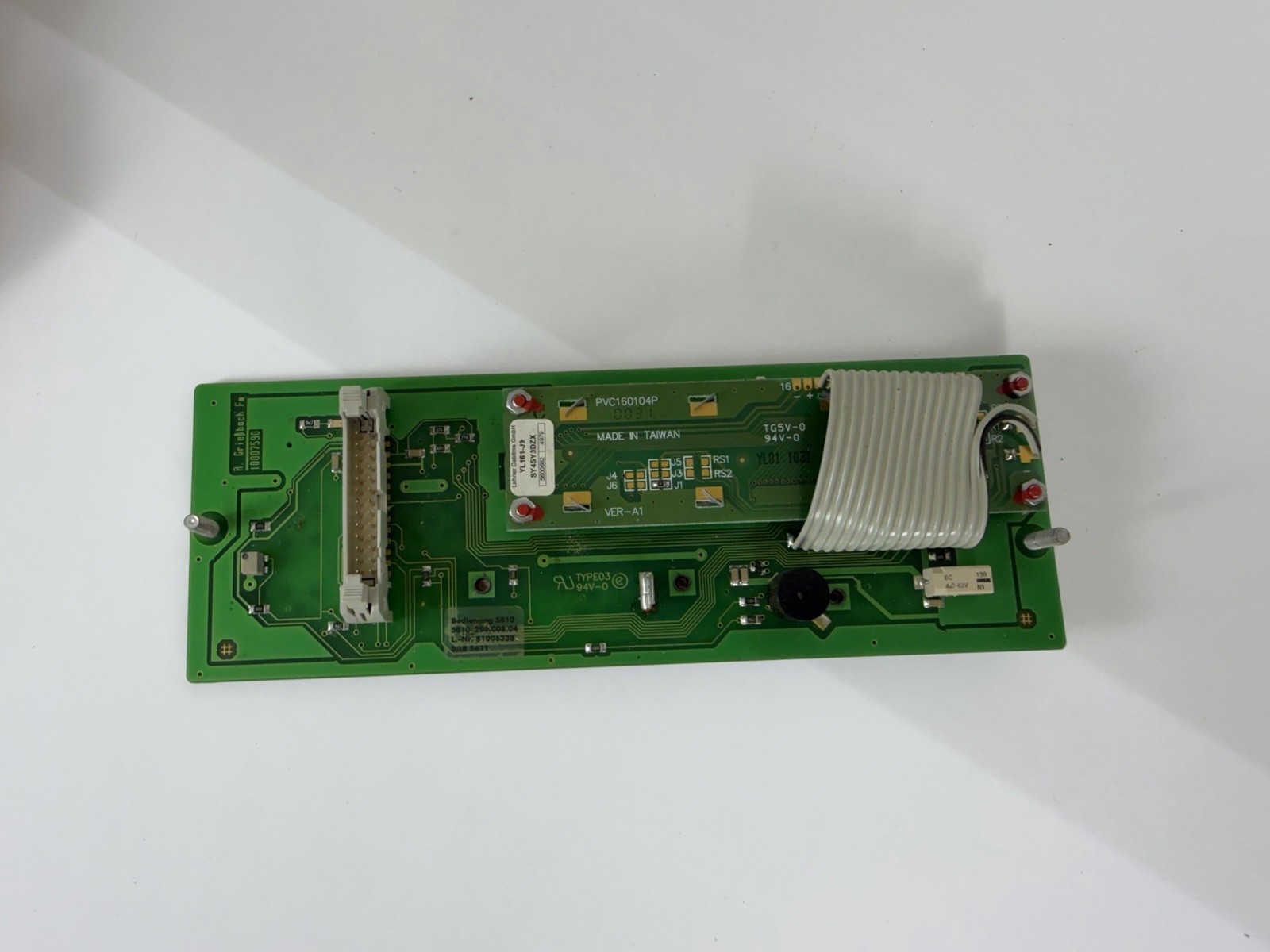 Eppendorf Centrifuge Display Board PVC160104P YL161-J9