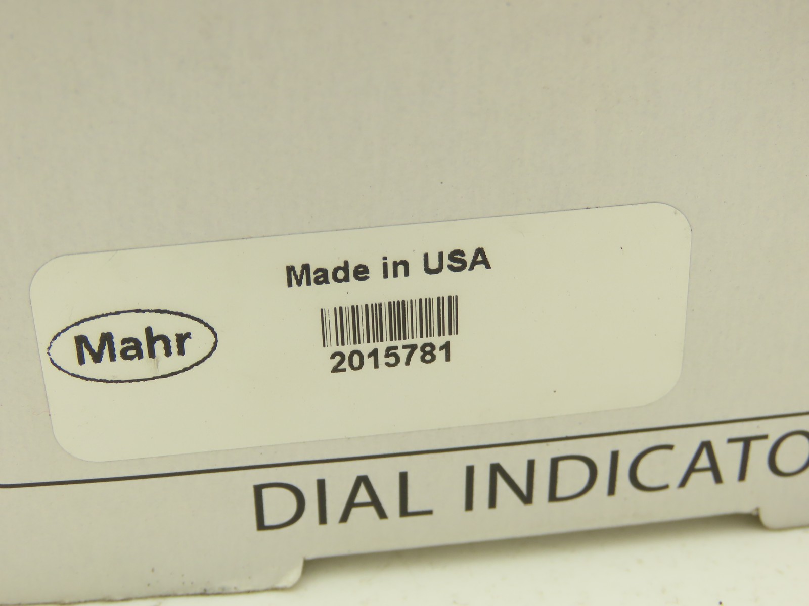 Mahr Federal 2015781 22IN MarCator Dial Drop Indicator 0-5-0 .025″Span .0001″