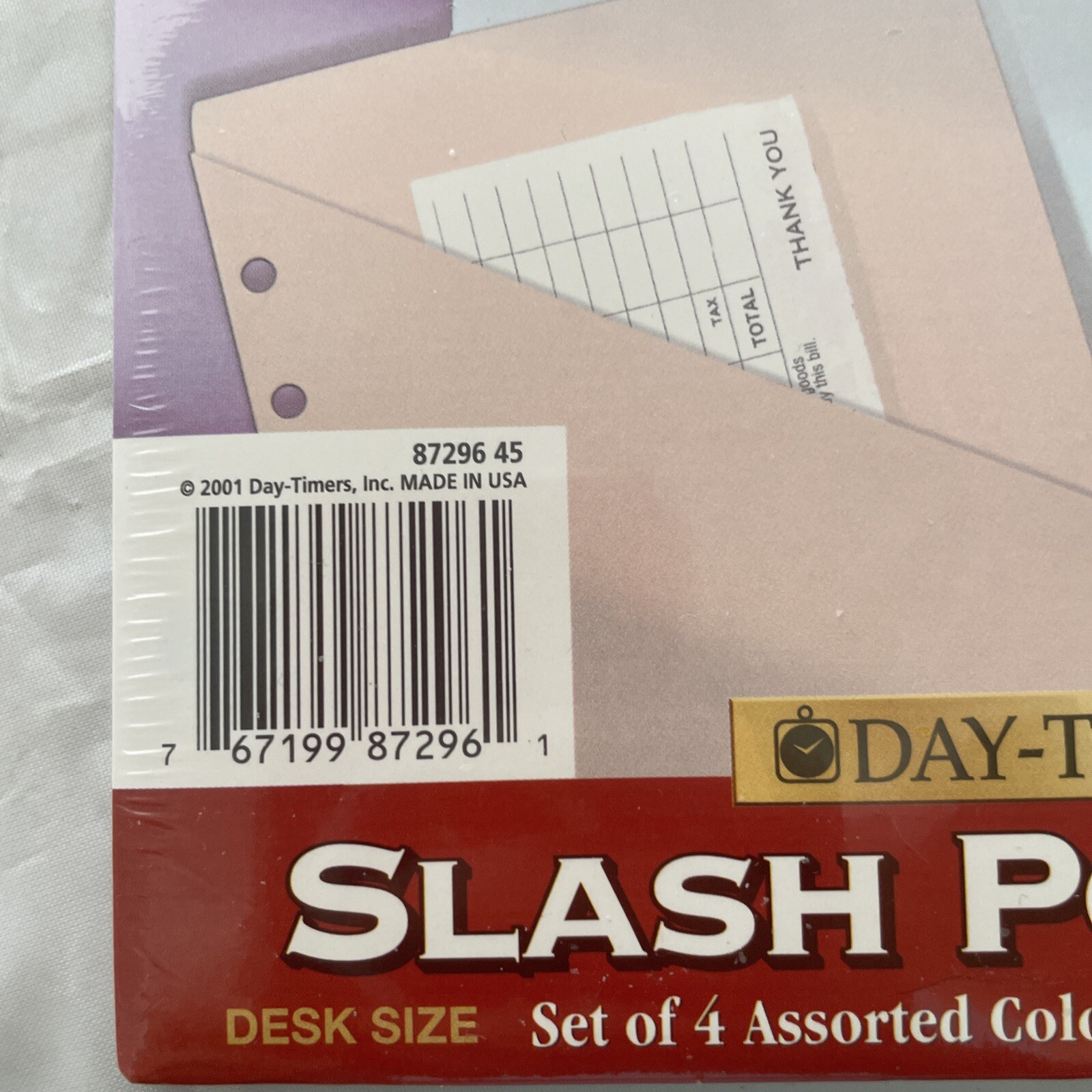 5 1/2 X 8 1/2″ DAY-TIMER 8 Soft Hues Slash File Pockets