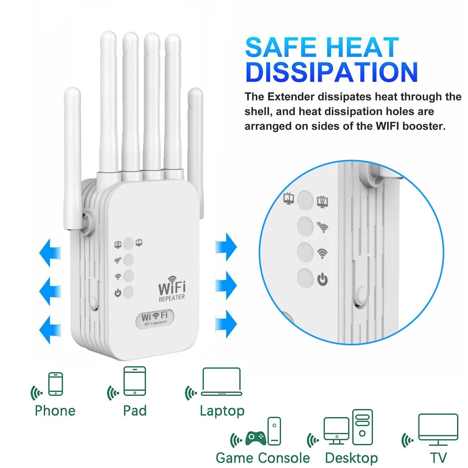 2026 WiFi Extenders Signal Booster for Home Long Range Up to 12880 sq. ft & 4…