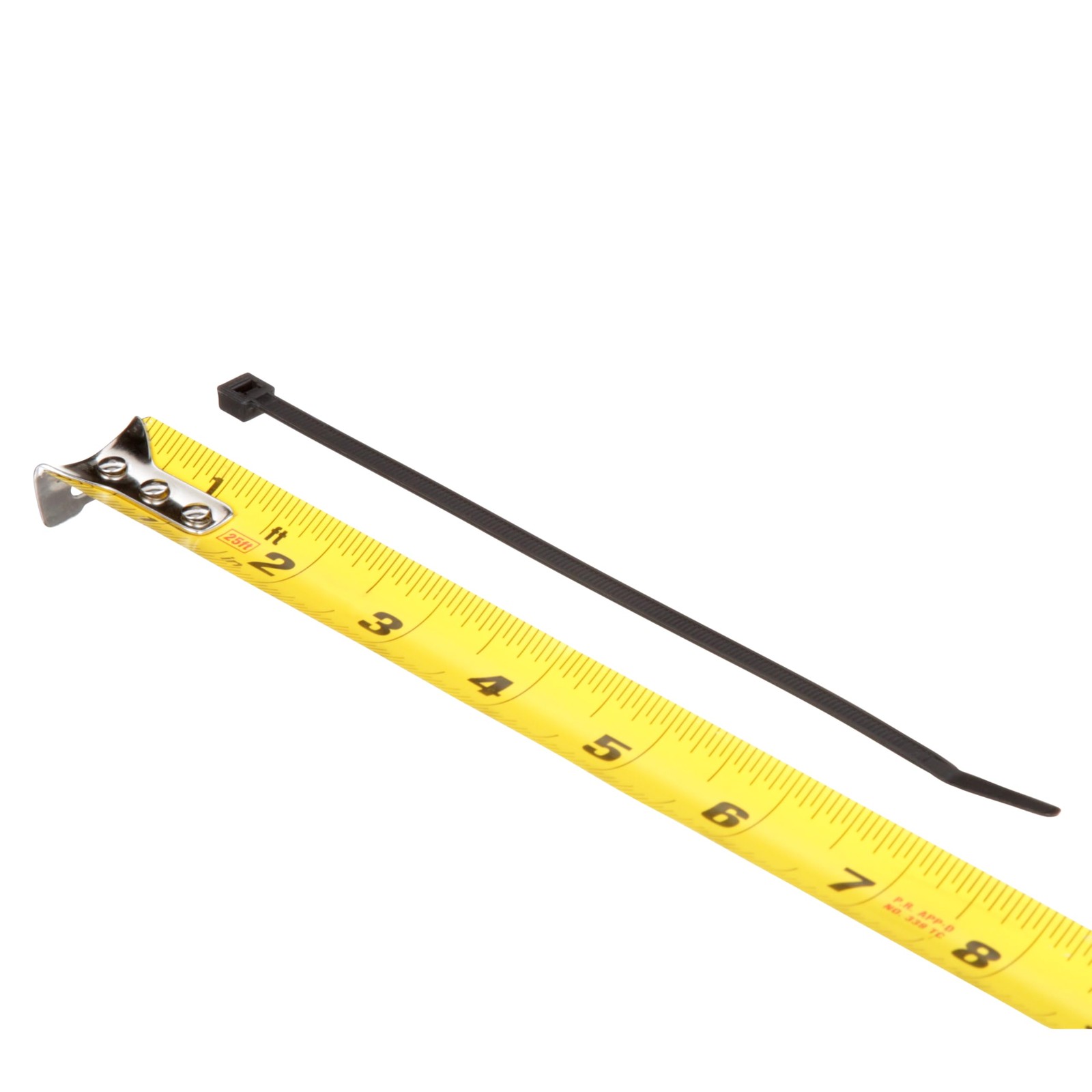 3M Cable Tie, Black, 50 lb Tensile Strength, 8″, Bag of 8″ BLACK 50 LB