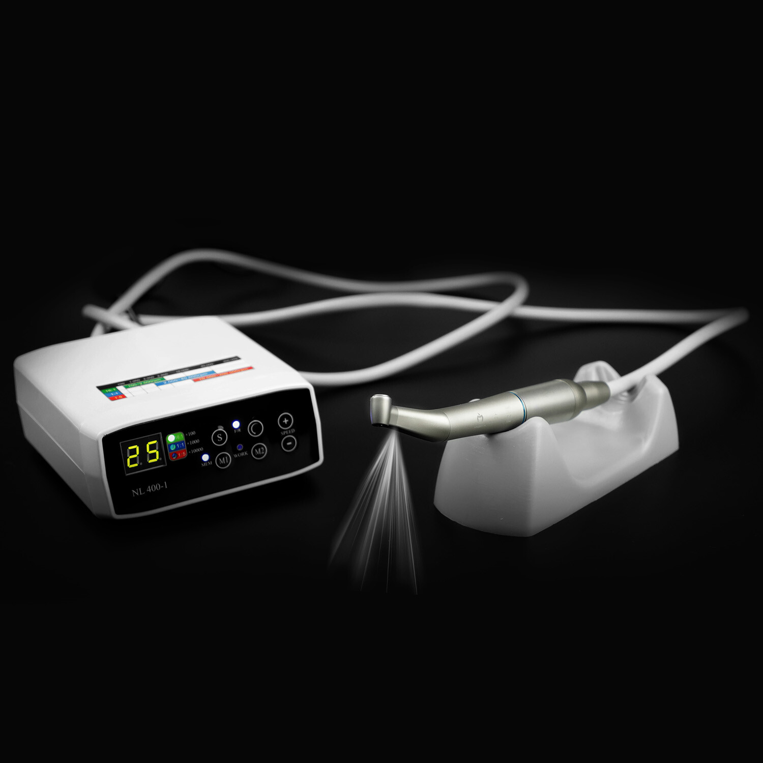 Dental NSK CICADA Electric Micro Motor+1:1 Low Speed Handpiece Contra Angle