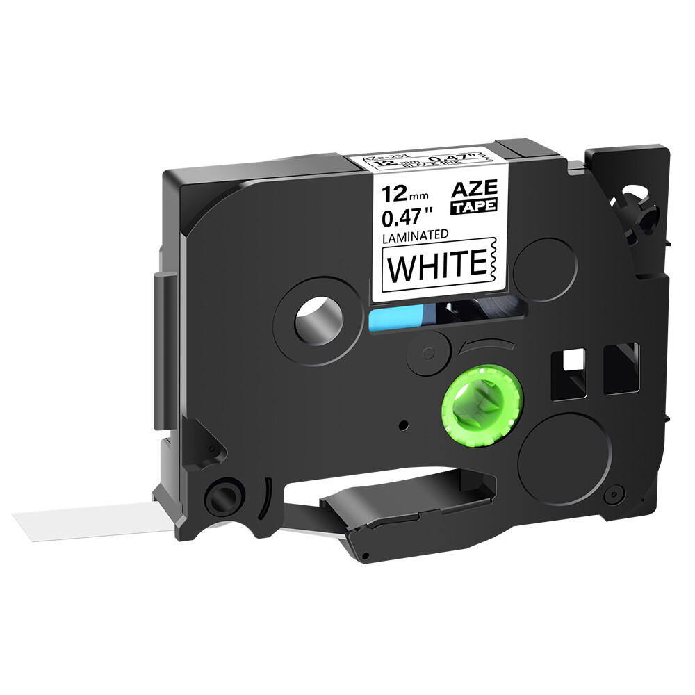 3PK Black on White Label Tape for Brother PT-H110 TZ-231 TZe-231 12MM 0.47″ tape