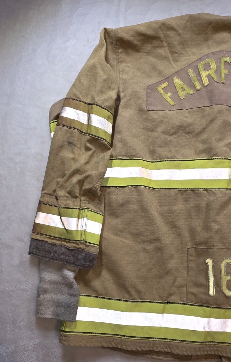 VTG Retired Firefighter Turnout JACKET FIRE COAT Shell Only «Fairfield» 46-37