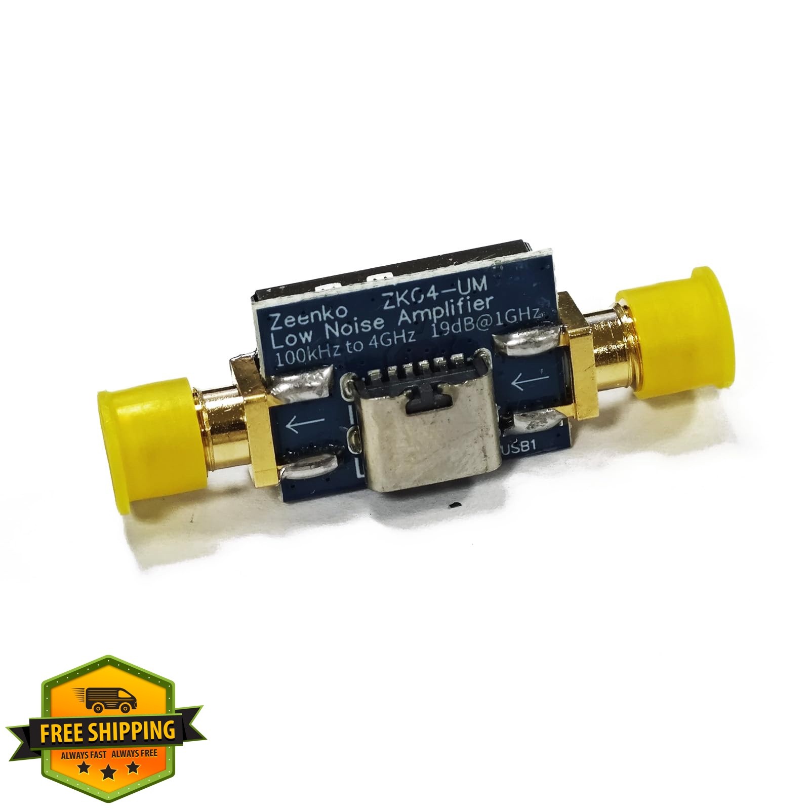 AURSINC ZK04-UM LNA Amplifier 100kHz-4GHz SDR