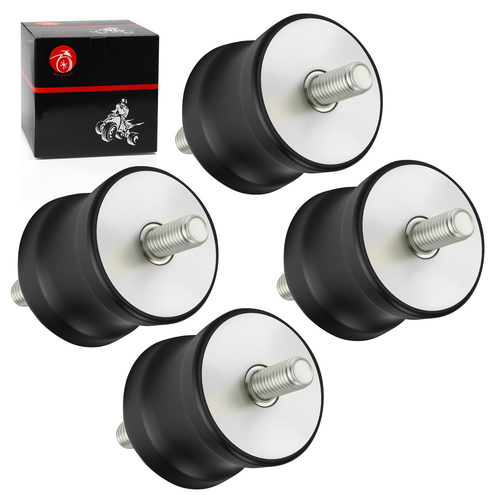4Pcs Shock Mount 939010254 For Multiquip MVC-64VH/VHW MVC80VH/VHW MVC82VH/VHW