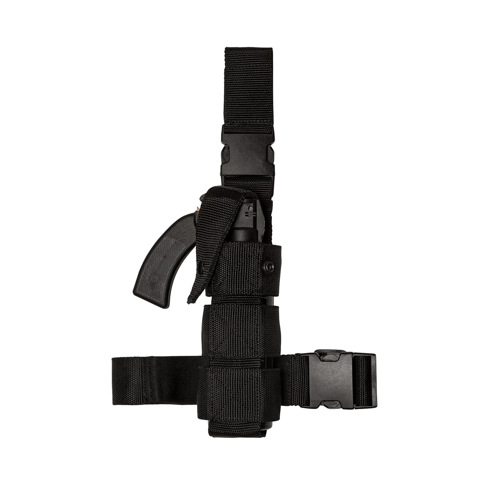 Police Magnum Heavy Duty Drop Leg Holster Pepper Spray- Left & Right Leg Univ…