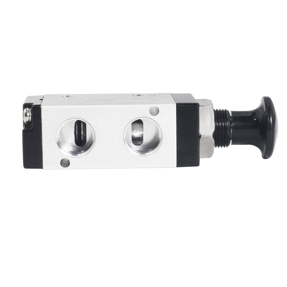 3 Way 2 Position Air Hand Lever Valve 1/4 NPT Pneumatic Manual Control