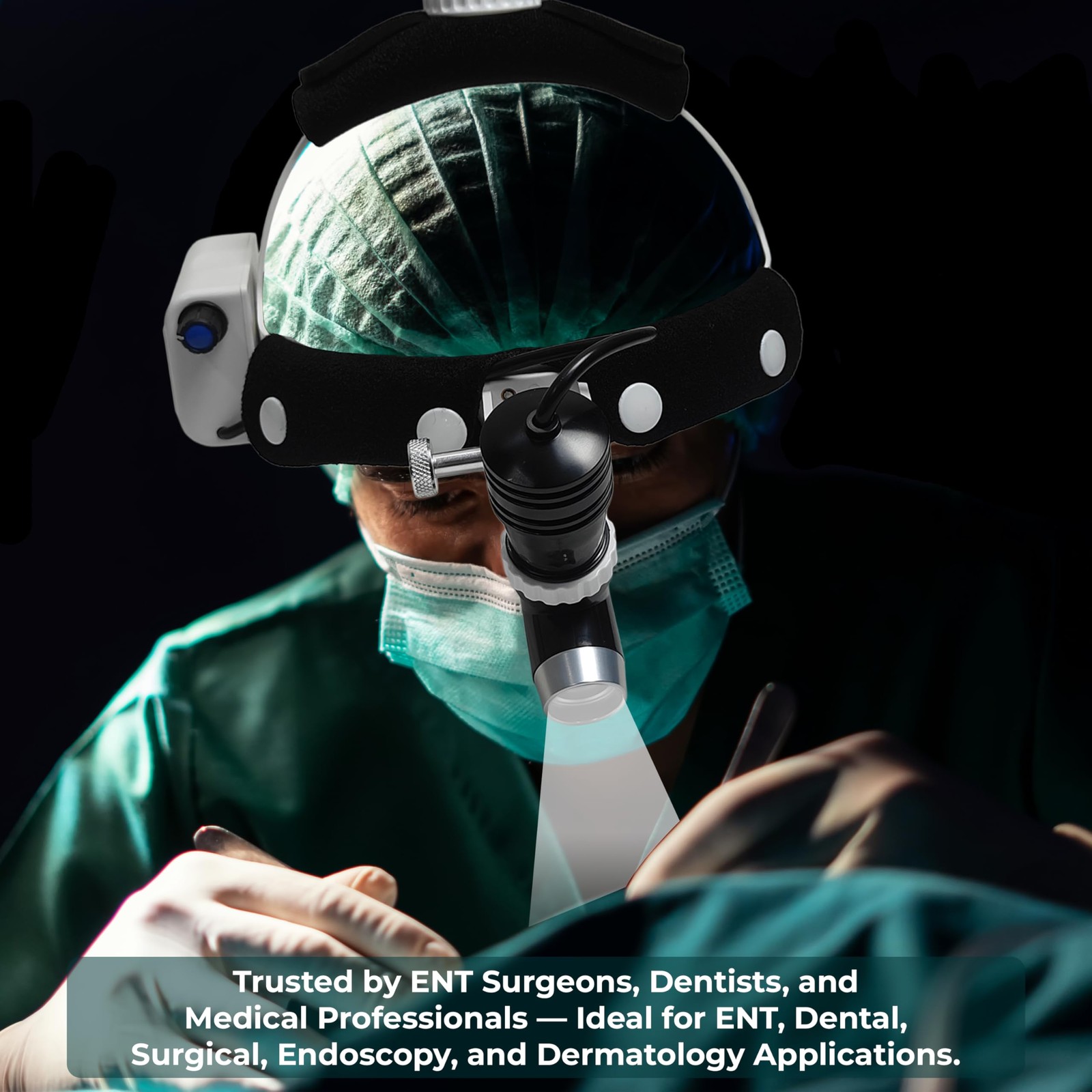 10 Watt ENT Surgical LED Headlight for Doctors Hospital and Multi Purpose (Adjus