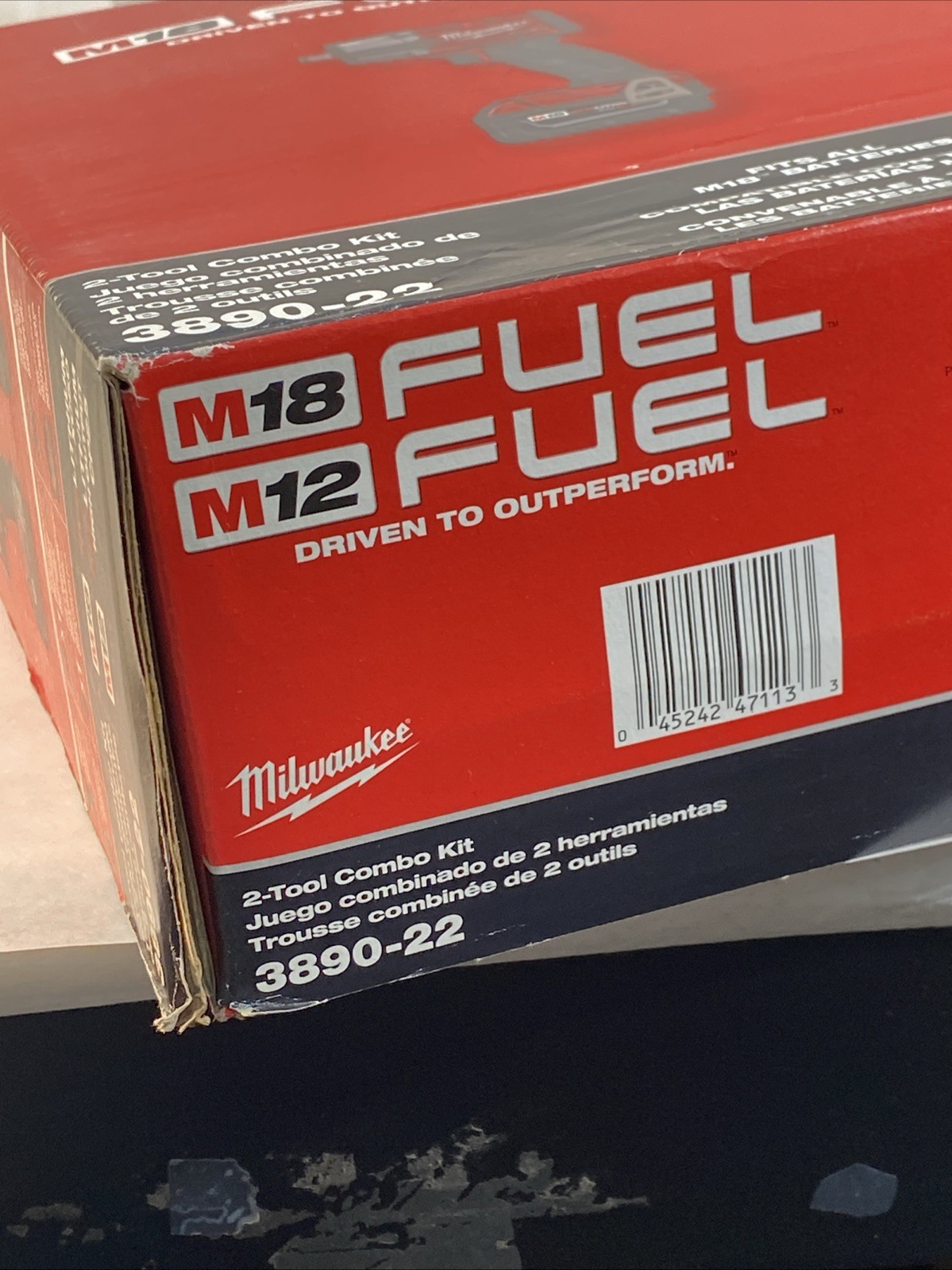 Milwaukee 3890-22 M18 FUEL & M12 FUEL 2-Tool Cordless Combo Kit