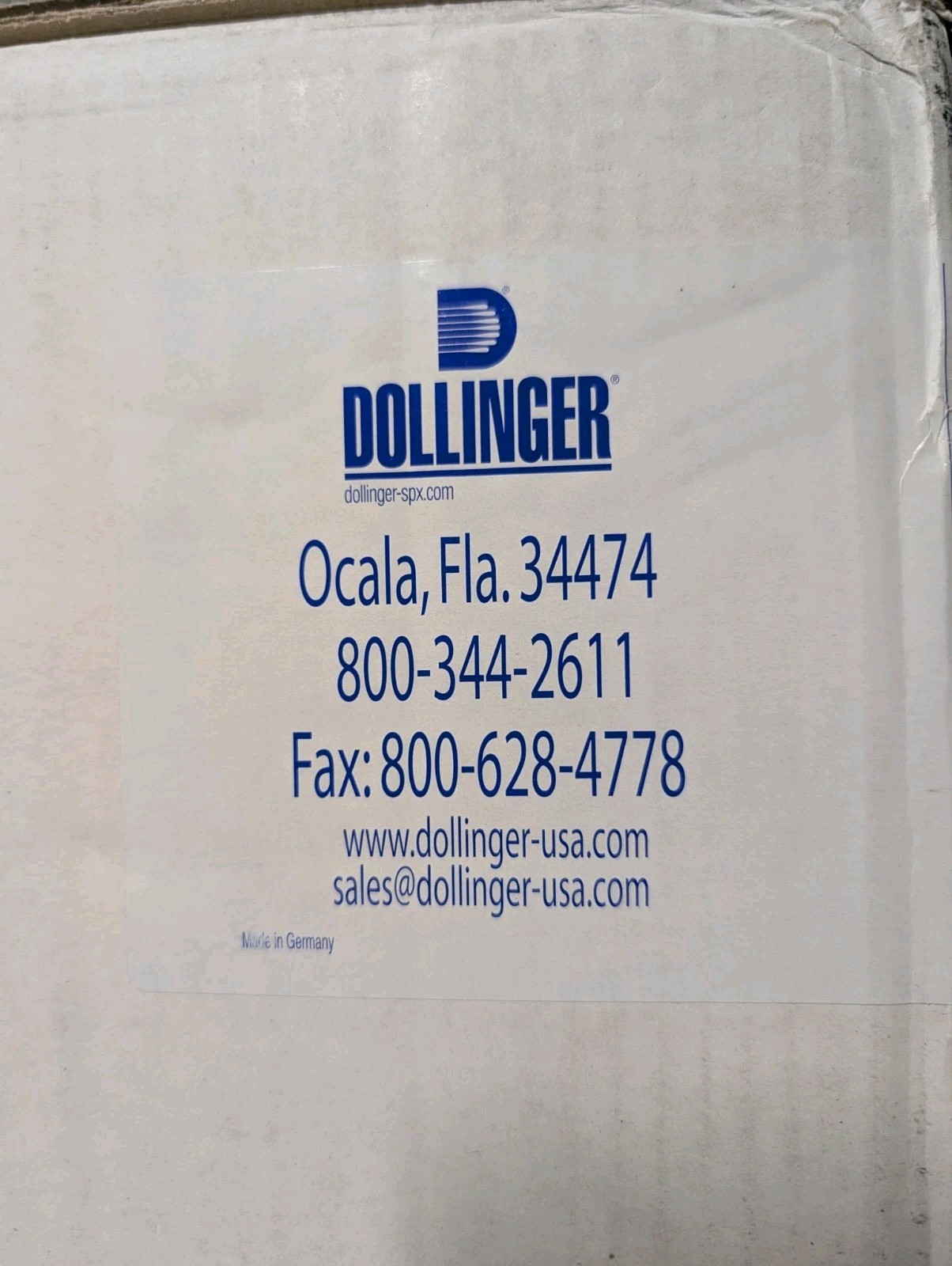 Dollinger SPX 3506162 MVP-6020-2424 TURBO KLEEN Final Panel Filter Element NIB