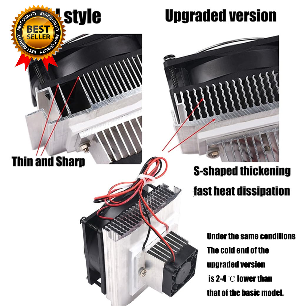 Mini Air Conditioner DC 12V DIY Thermoelectric Peltier Refrigeration Cooling