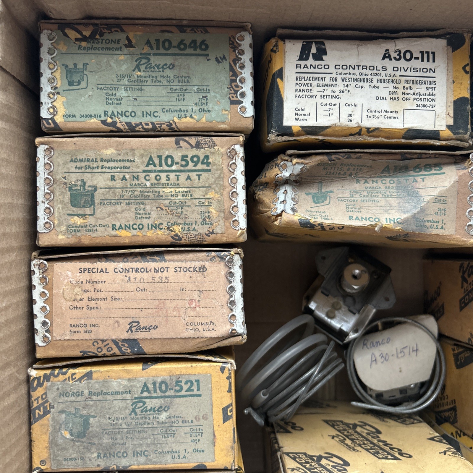 RANCO Thermostat Variety Pick The One You Want Will Sell All For A Reasonable P