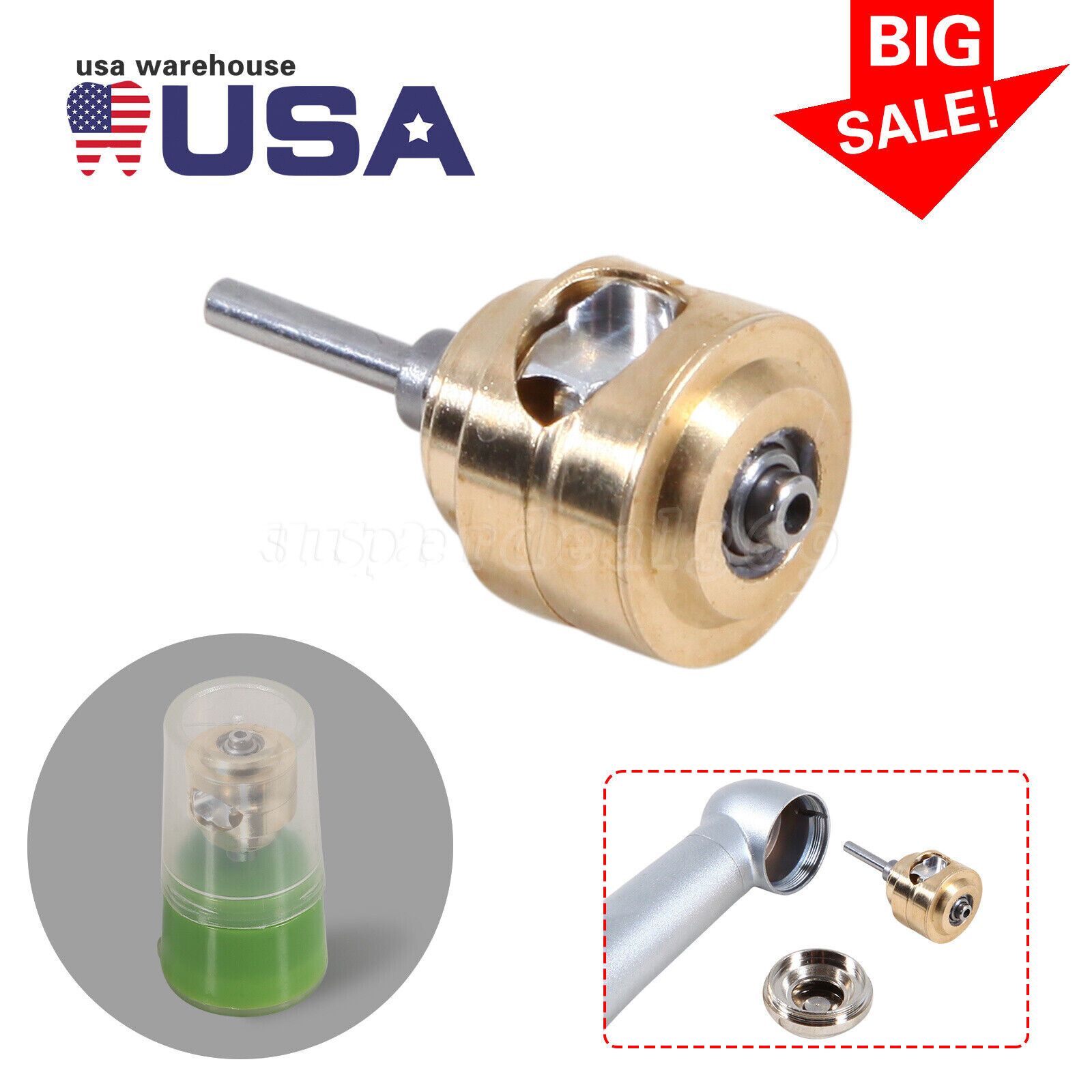 NSK PANA MAX Style Dental High Speed Turbine Handpiece 2/4Hole /Cartridge YDA US