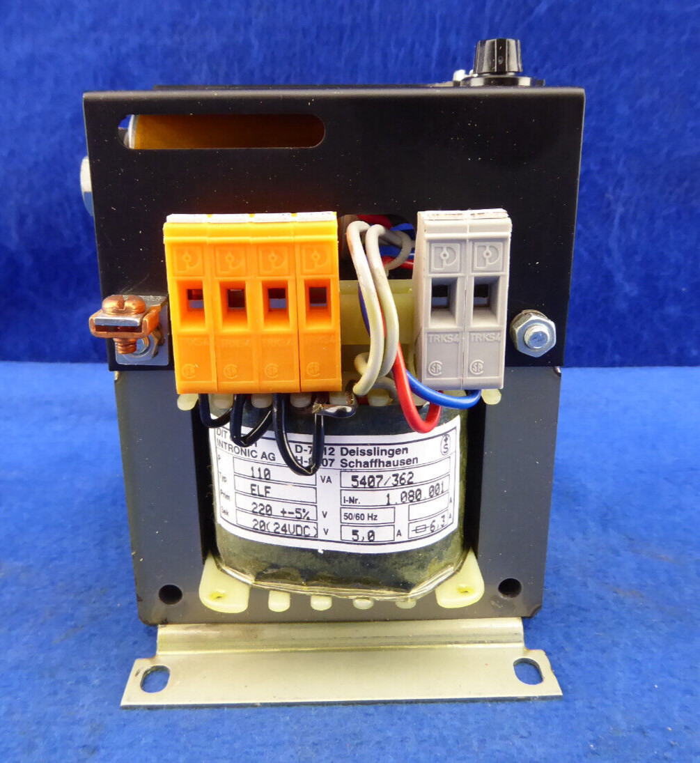 Deisslinger DIT Intronic Transformer EGS 2405 pri. 220vac, sec 24VDC Transformer