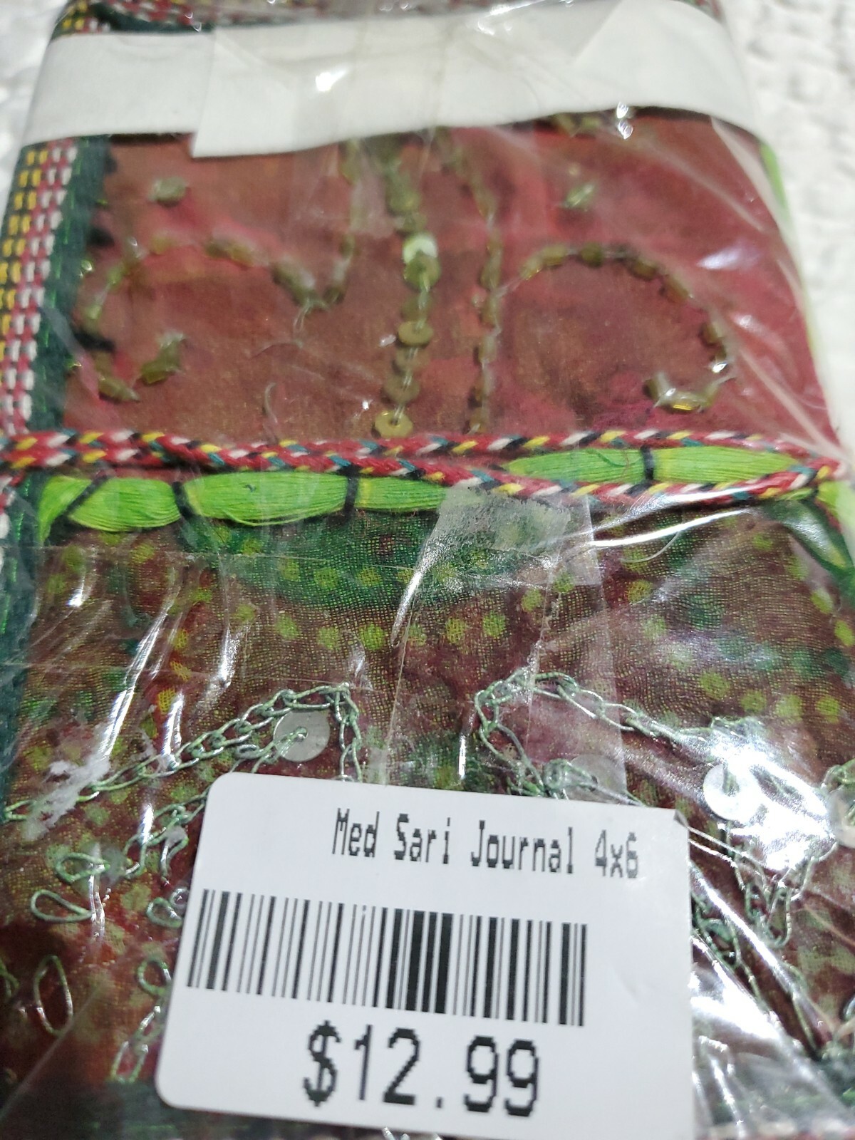 NEW Sari Journal 4×6 Hand Made Paper Made in India