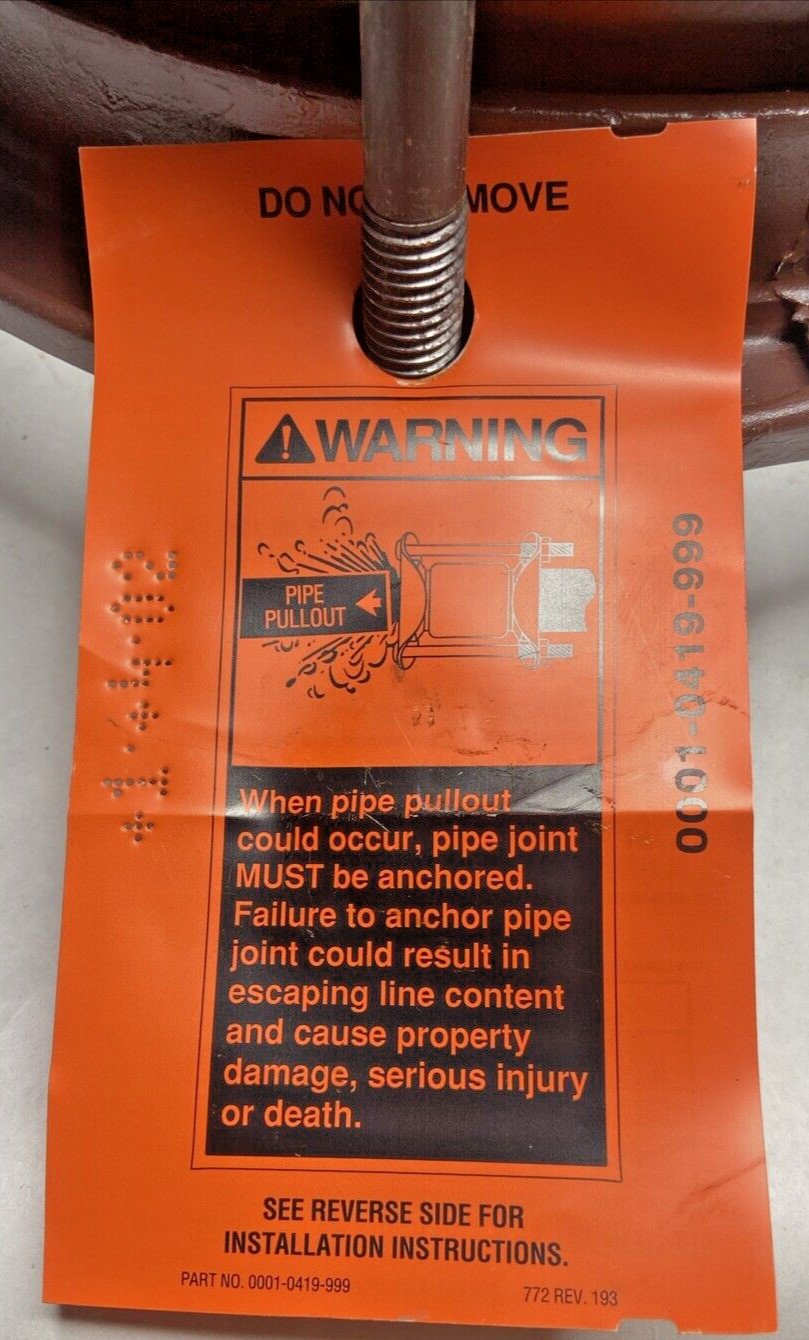 Dresser DMD 14″x5″x10.75″ 14In X 5In 10.75In Pipe Coupling New In Box