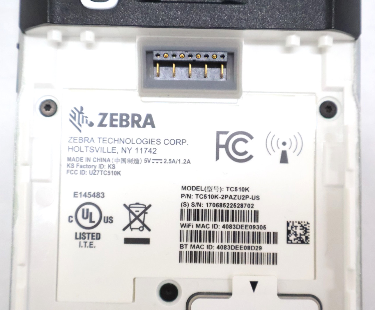 Zebra TC51 TC510K Handheld Computer Barcode Scanner READ