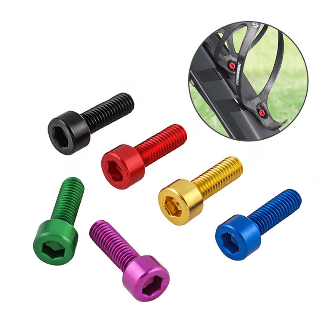 M3 M4 M5 M6 Aluminum Allen Bolt DIY Socket Cap Screws Hex Head Anodised Bolts