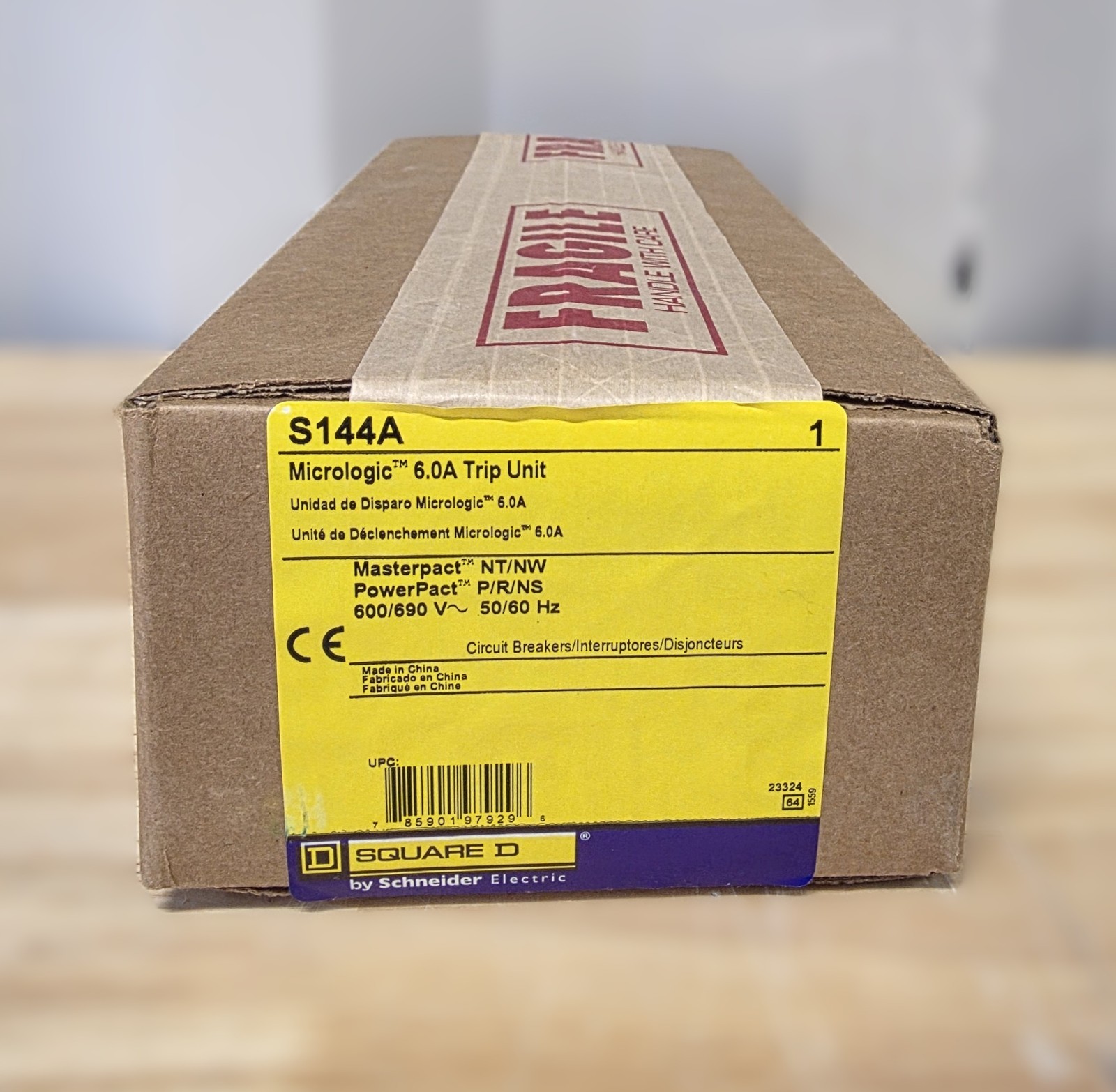SCHNEIDER ELECTRIC / SQUARE D TRIP UNIT S144A MICROLOGIC 6.0A 33073