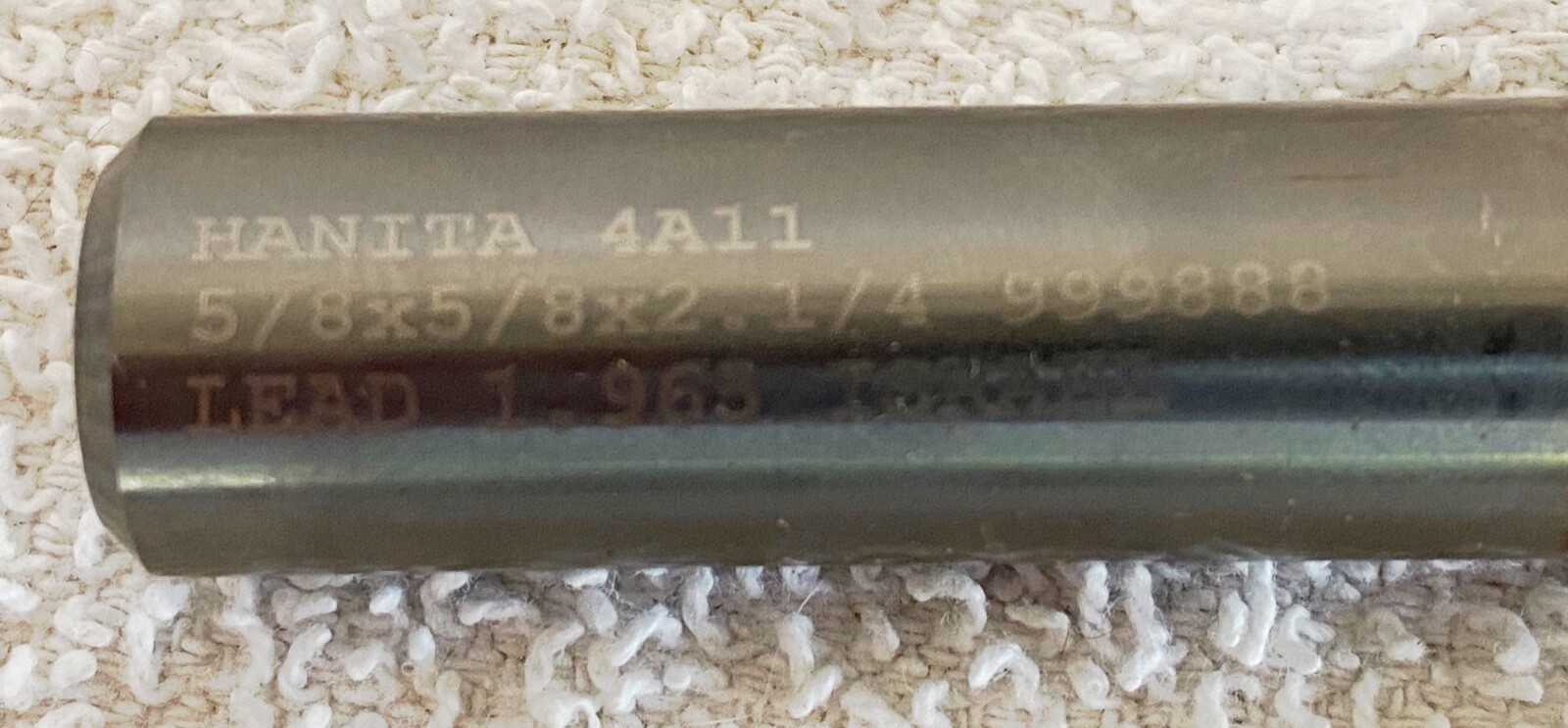 HANITA Carbide 5/8 x 5/8 x 2.25 x 5″ HSS Ball Nose End Mill 2 Flute Aluminum