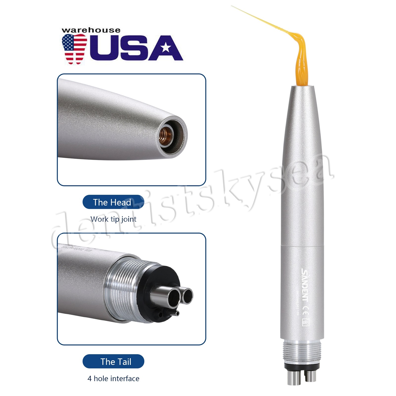 Dental Endo Irrigation Tip Irrigator VDW EDDY KaV NSK Air Scaler Handpiece Tips