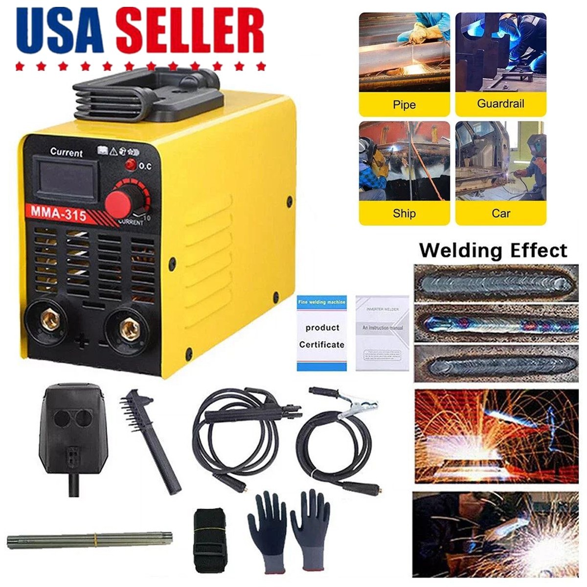 Welding Machine Inverter 110V 300AMP Mini IGBT ARC DC MMA Electric Welder Stick