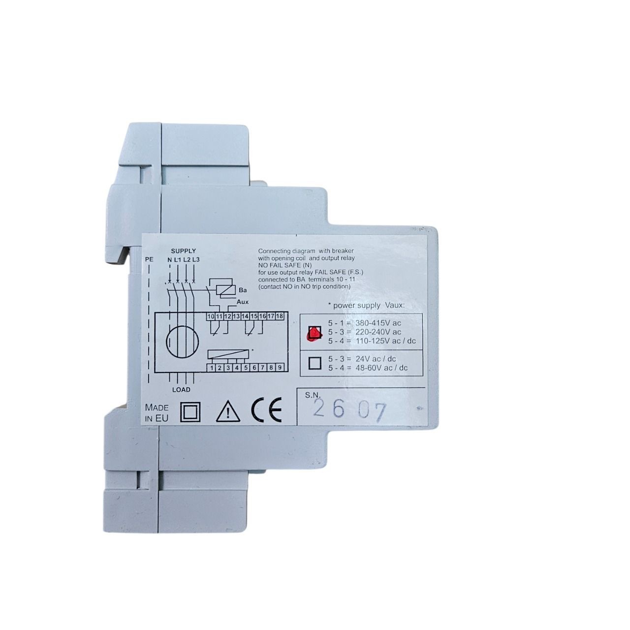 Contrel ELRC-B Earth Leakage Relay NEW