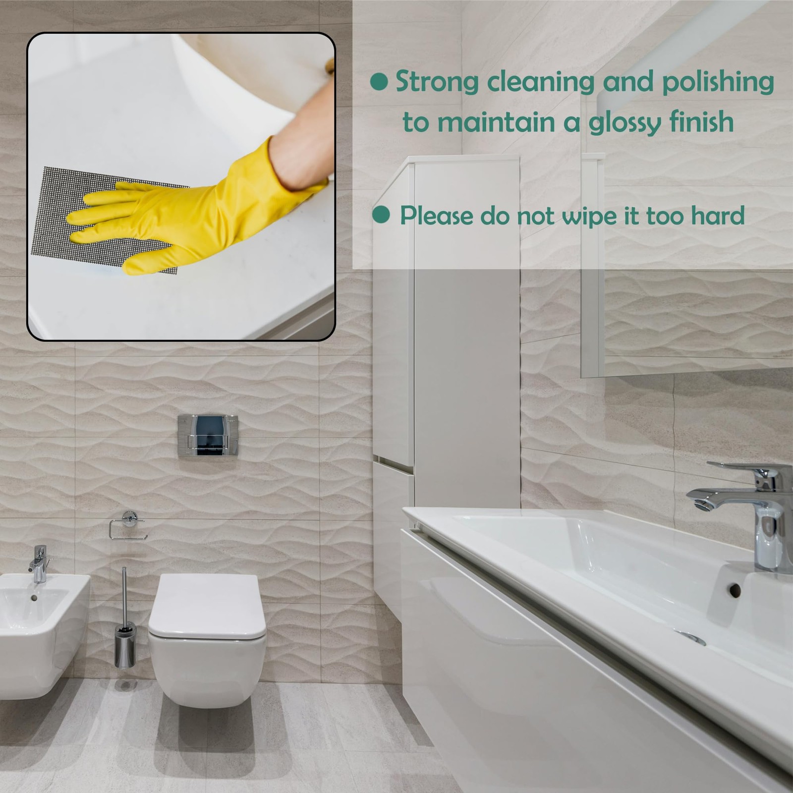 10 Pcs Cleaning Screens for Toilets Cleaner Hard Water 5.5 x 4 Inch Pads