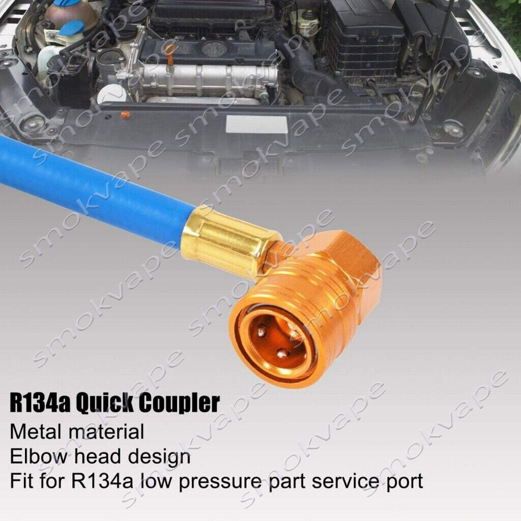 Refrigerant Recharge Kit A/C R134-a Self-Sealing Adapter for AC Sealing cans