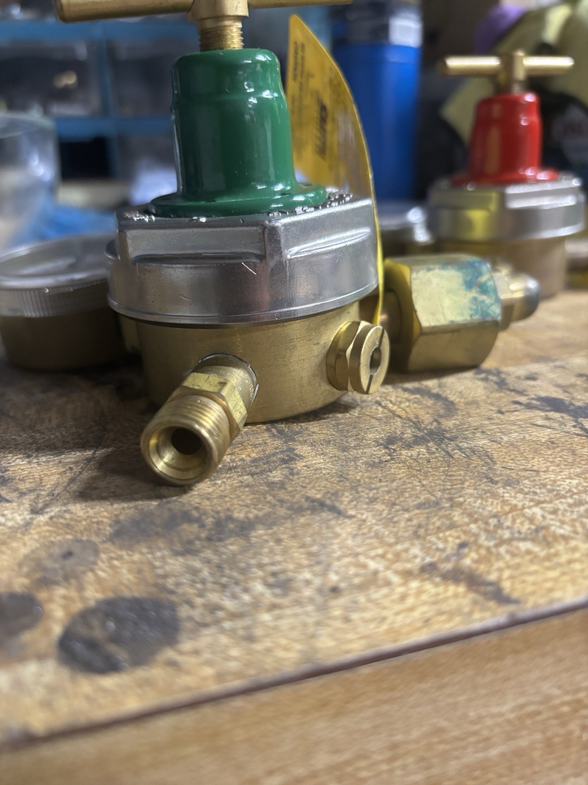 Smith Equipment/Miller Oxygen/Acetylene Industrial Brass Regulator Gauges