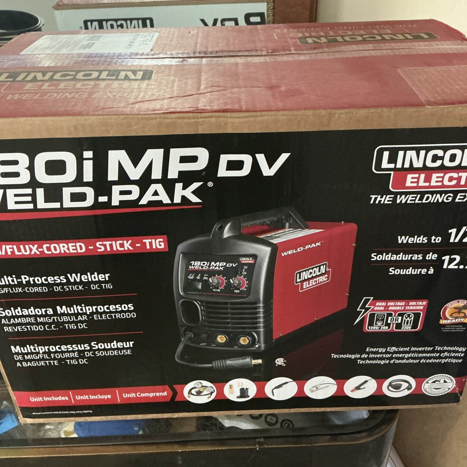Lincoln Electric 180i MP DV Weld Pak Multiprocess Welder K5257-1 New