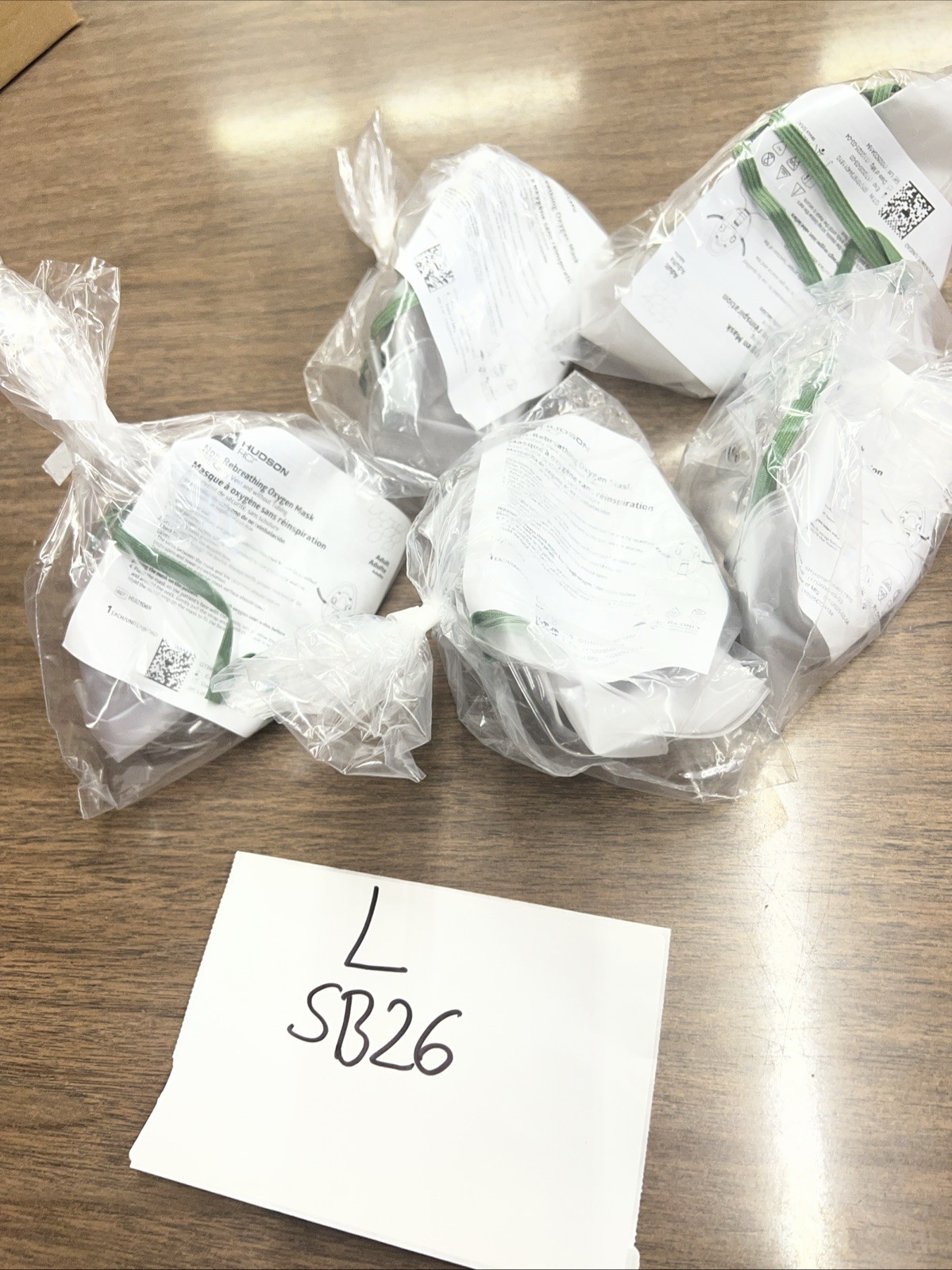 Teleflex Hudson RCI 1069 Latex Free Non-Rebreathing Adult Masks Lot 5
