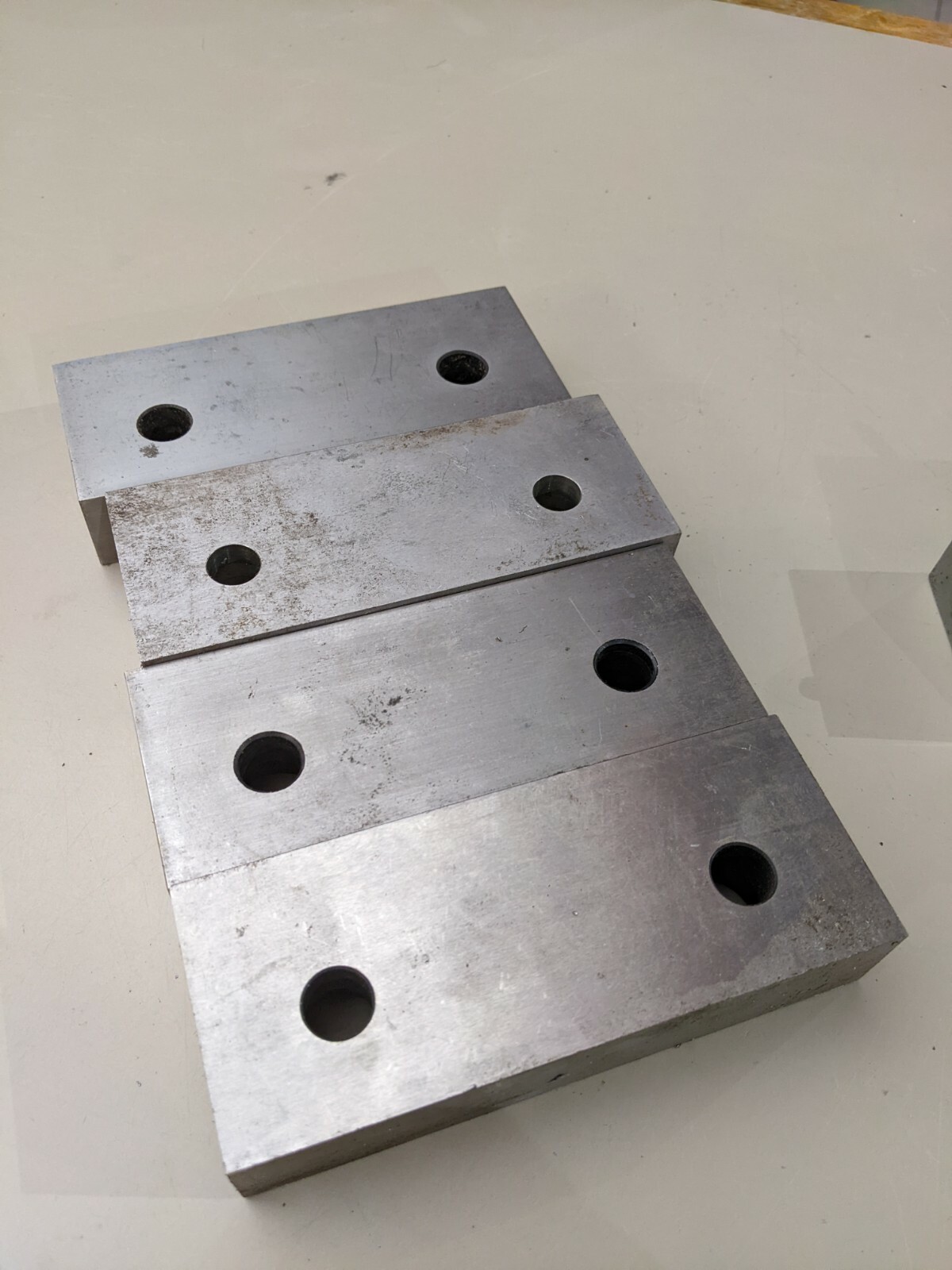 6x 5″ Vise Pin Angle Jaws Extra Tall Tormach Kurt Conquest Enco !Charity! 5″X2″