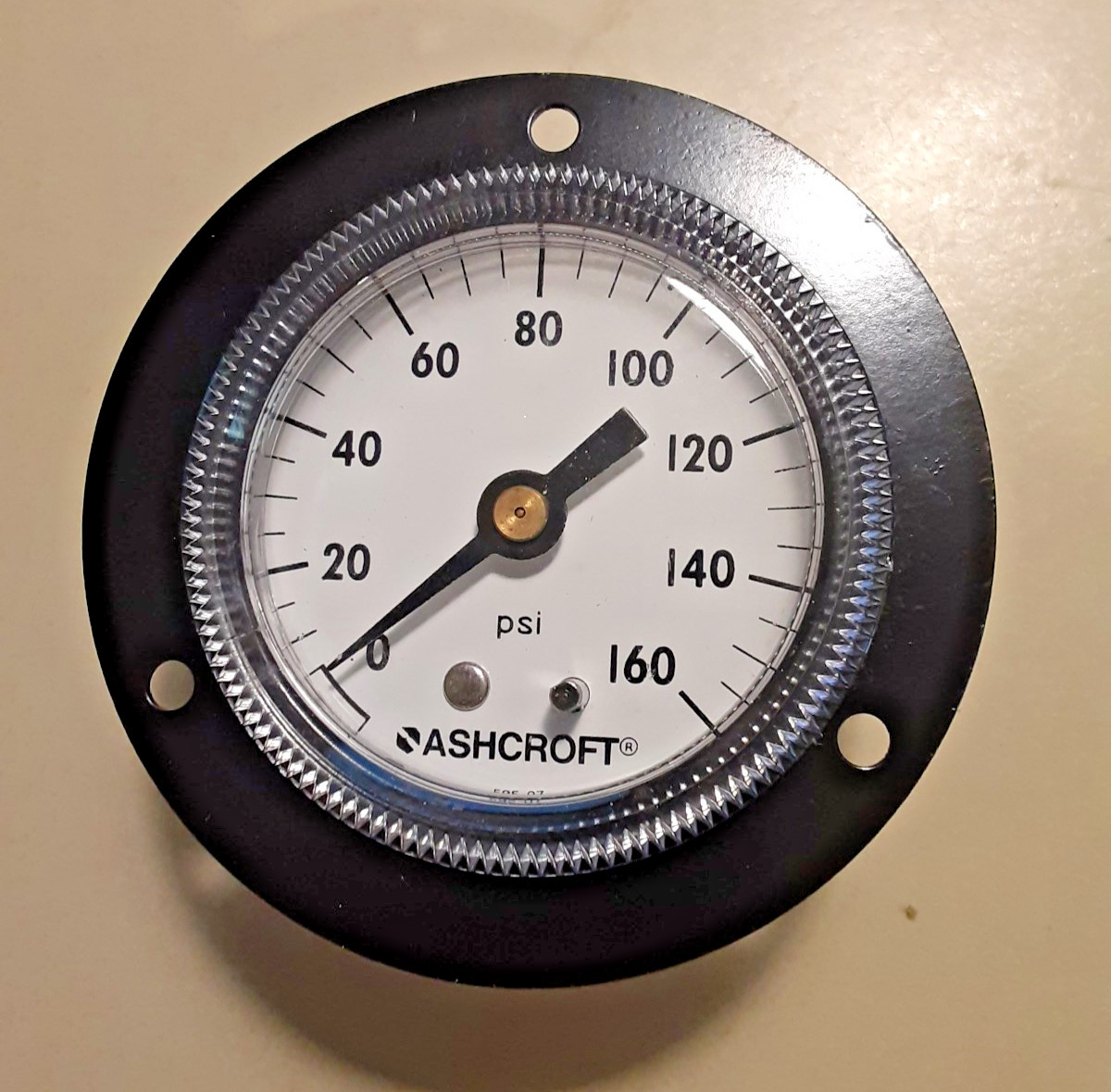 Flange Mount Pressure Gauge Ashcroft 2″ Flange Mount 0 – 160 PSI