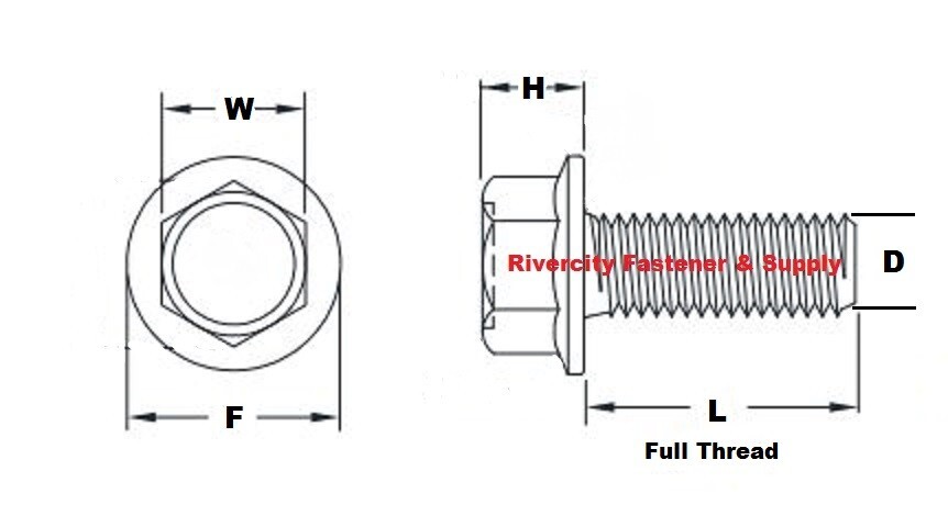 (10) 3/8-16×1 Stainless Hex Head Flange / Bolts 3/8×16 Cap Screws 3/8x16x1 NS