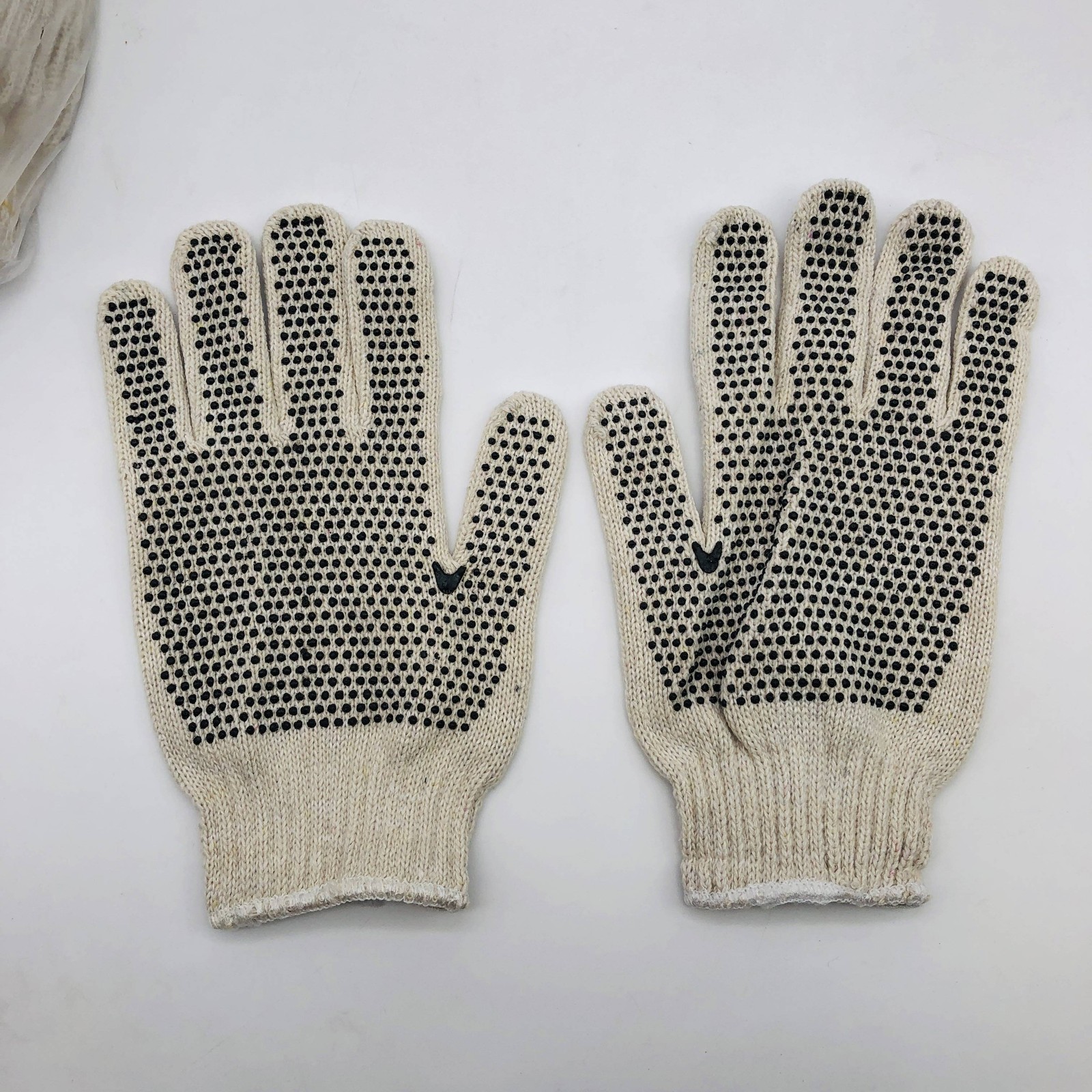 Elco M66PC-PD2 Work Gloves Mens Size XL PVC Dots Cotton/Poly String Knit 12pairs