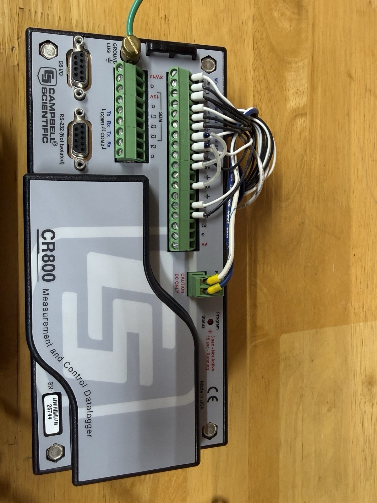 Campbell Scientific CR800 Datalogger w/ NL201 Network Link, 16-Ch RS-232