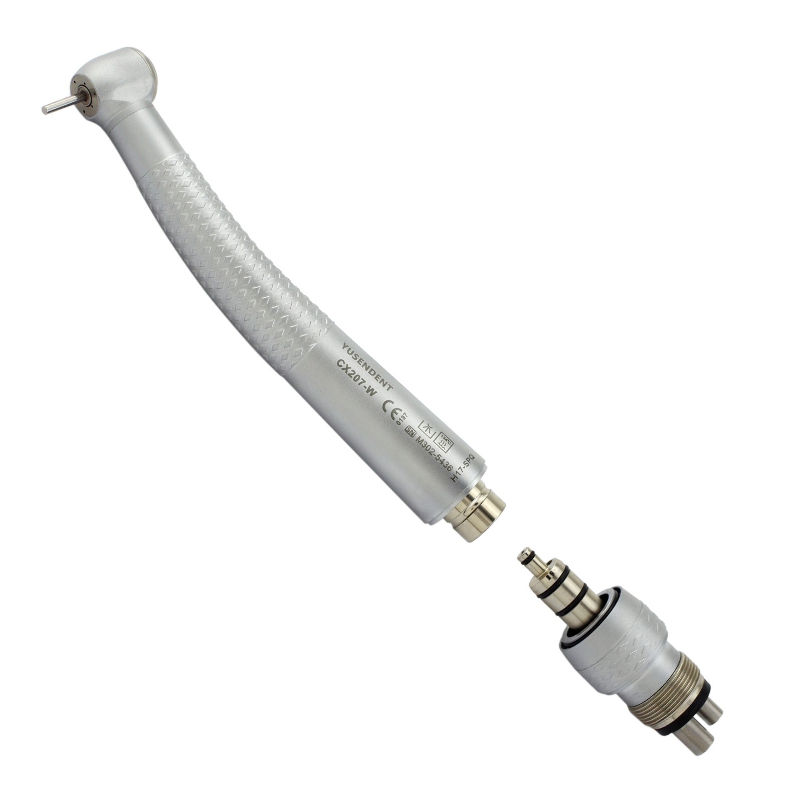 COXO Dental High Speed Handpiece 4 Hole 3 Water Spray Quick Coupling CX207-W H17