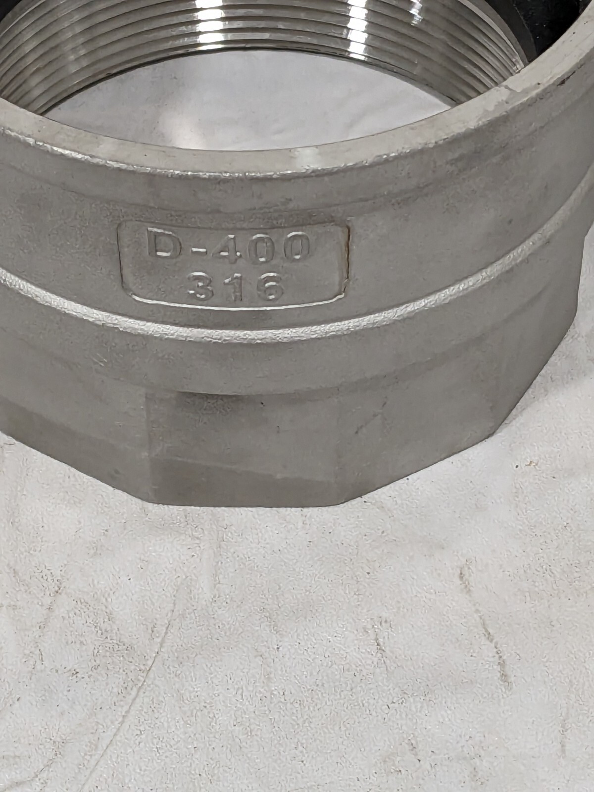 400-D-SS Dixon Valve 4″ 316 Stainless Steel Type D Coupler