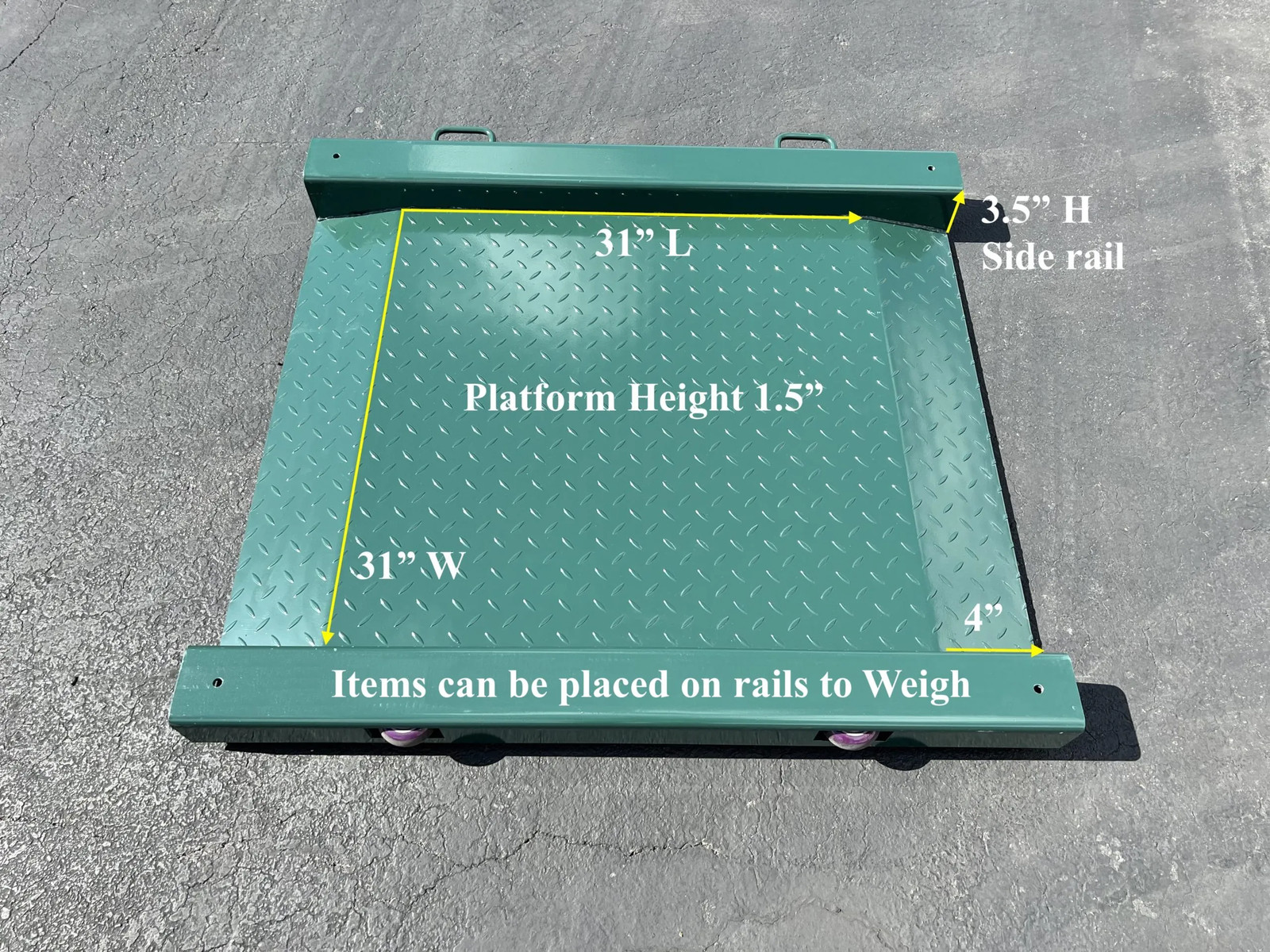 US-LD3131-P-EX «SafeWeigh» Drum Scale (500 lb x 0.2 lb)