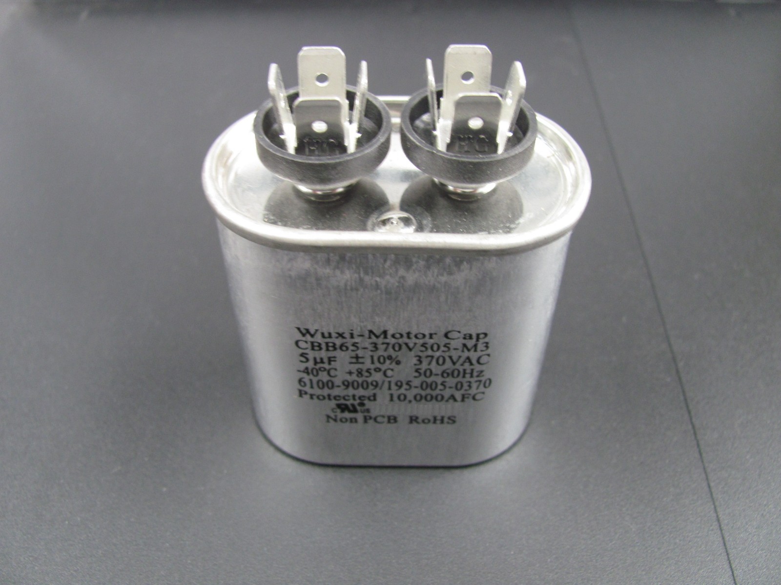 CBB65-370V505-M3 Blodgett Part # 38610 Motor Run Capacitor 5 uF MFD 370 Volt VAC