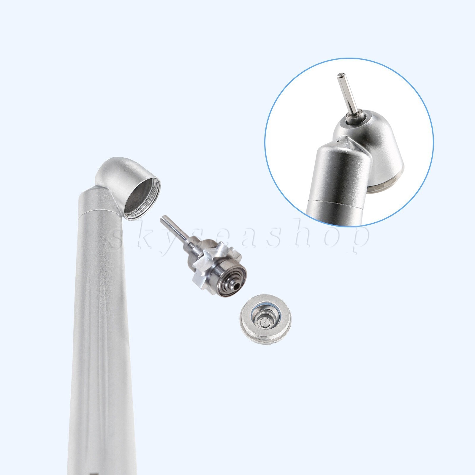 1-10 Dental Surgical Fast Handpiece 4 Hole Midwest 45 Degree Angle Rear Exhaust