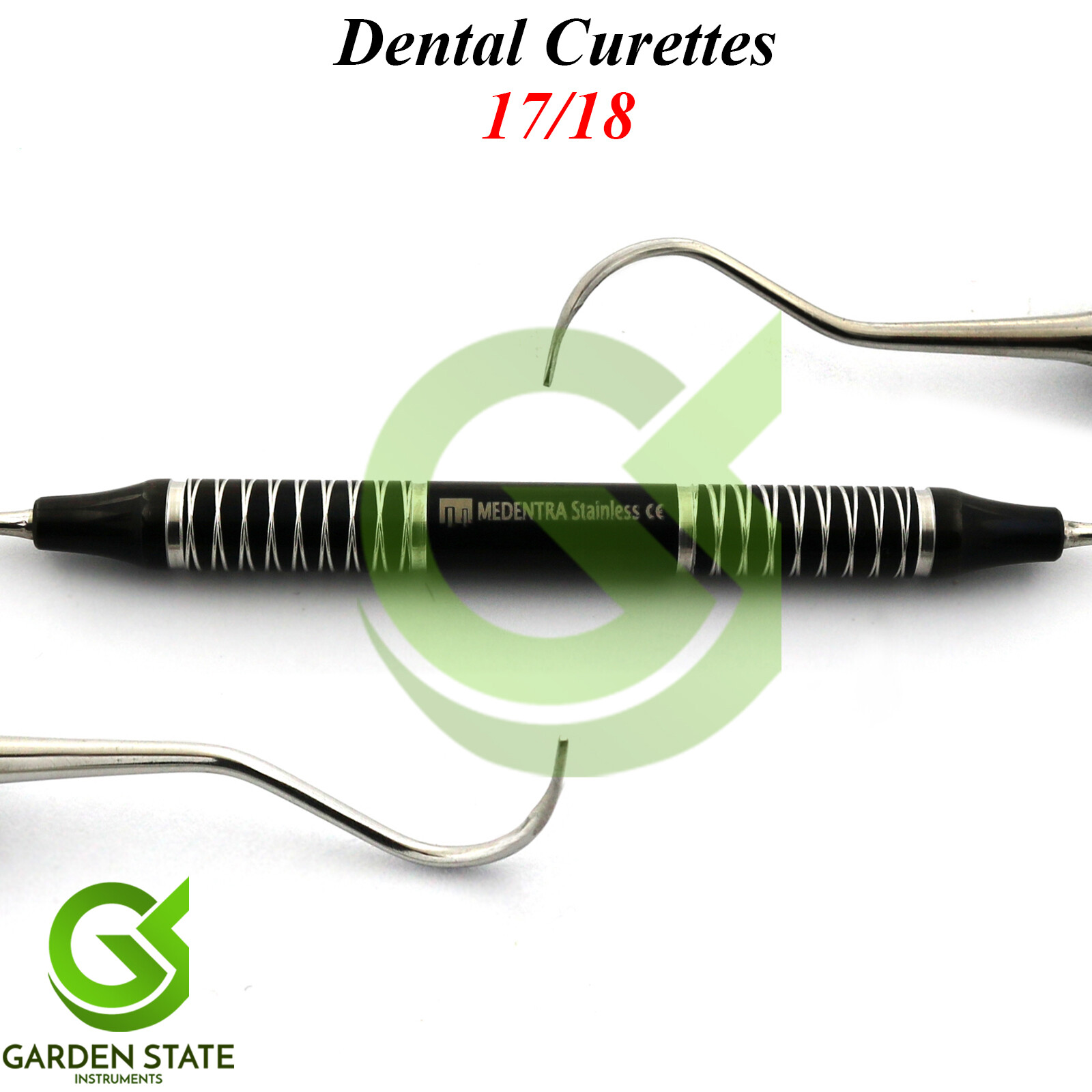 Dental Universal Curette 17/18 Periodontal Lingual Buccal Cleaning Hollow Handle