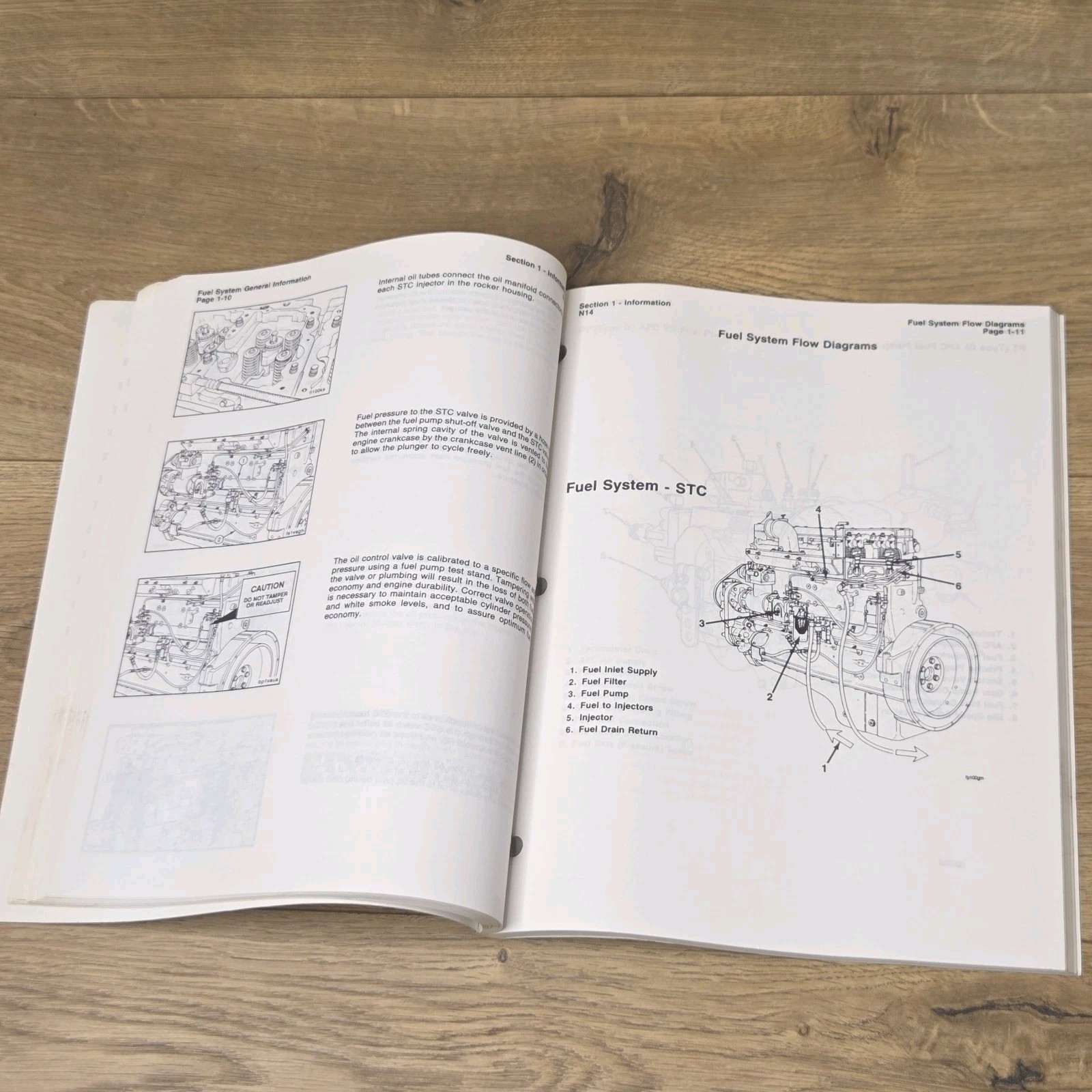 Cummins STC/PT Fuel System N14 Engines Troubleshooting & Repair Manual Diesel