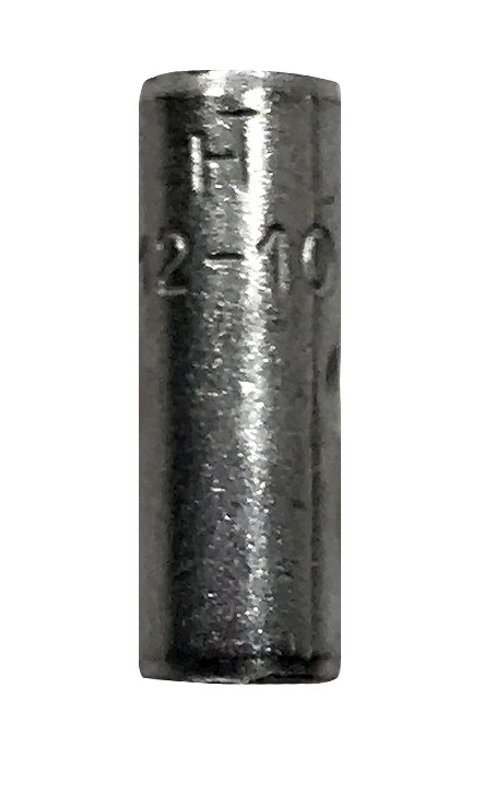 150 Pcs Non-Insulated Crimp Butt Connector Uninsulated Wire Splice Terminal Kit