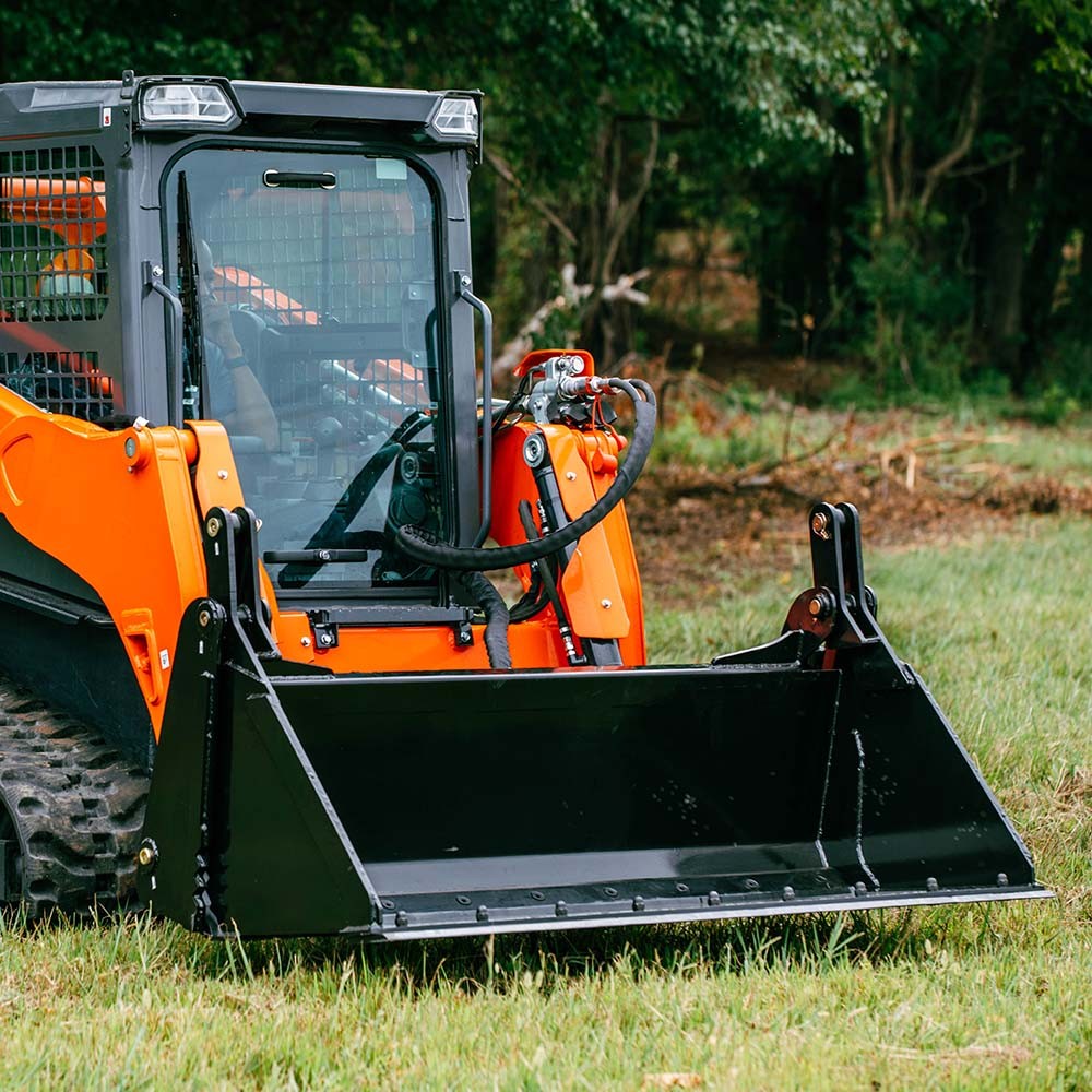 Titan Attachments 72″ 4-in-1 Combo Bucket, 2,425 LB Capacity, Universal SSQA