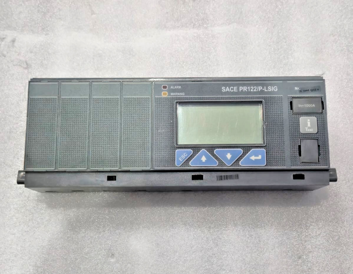 ABB SACE PR122/P-LSIG ELECTRONIC TRIP UNIT IN=1000A LCD PROTECTION RELEASE