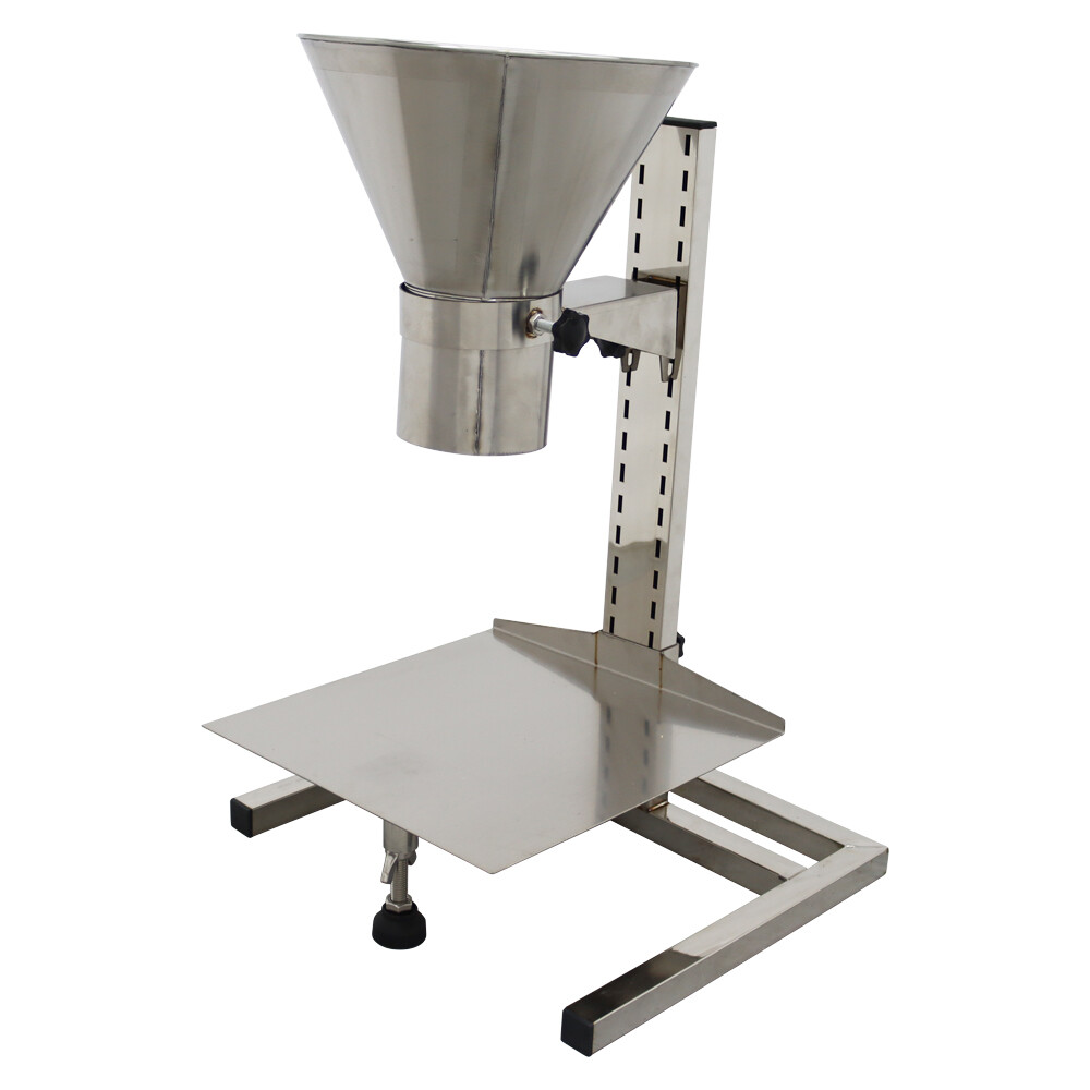 Stainless Steel Manual Feeding Hopper with Support Stand 0.8″/2″/3.9″